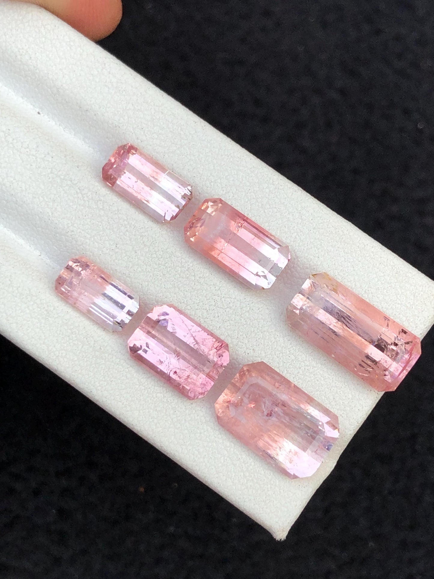 22.25 carats Bi colour faceted tourmaline