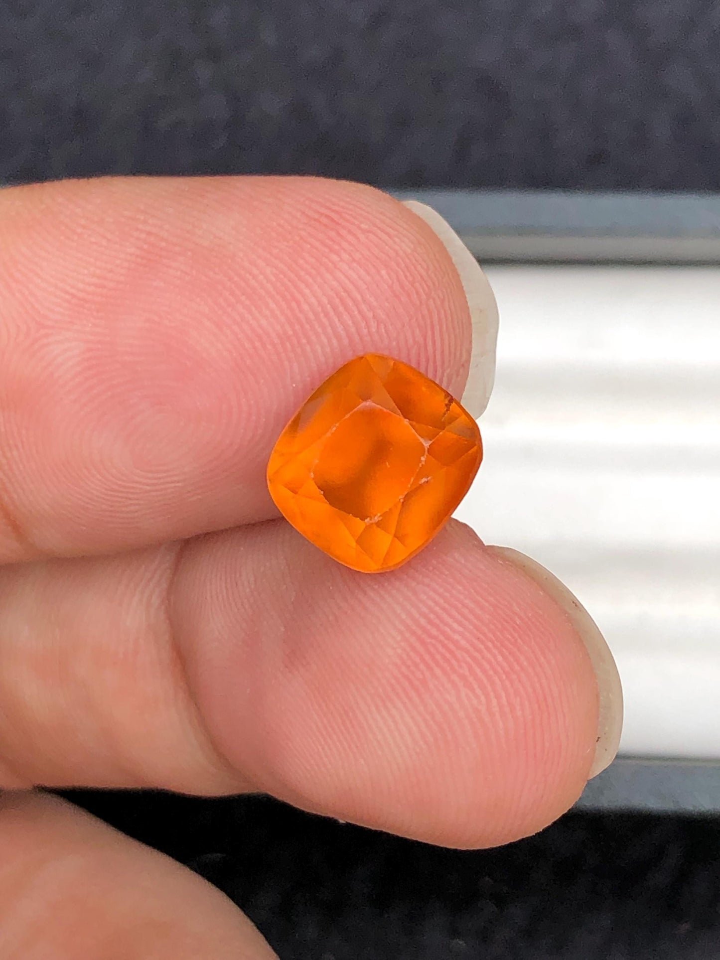 5 carat Orange faceted garnet lot