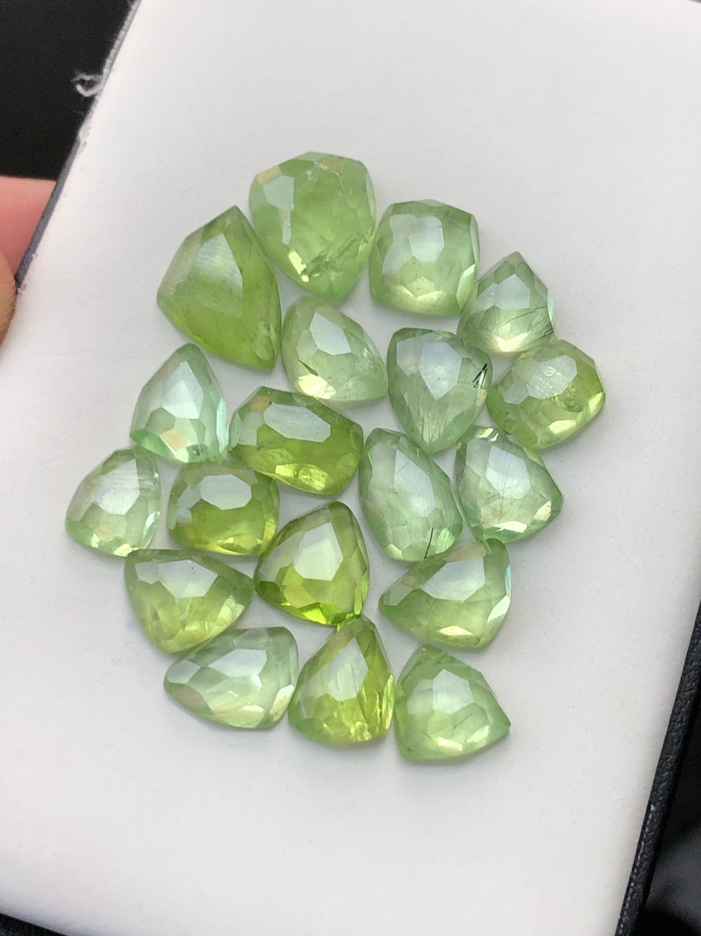 Peridot rose cuts 58 carats