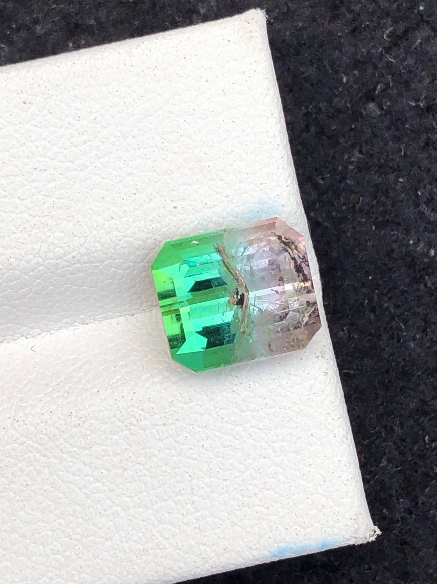 4.55 CTs watermelon tourmaline faceted natural