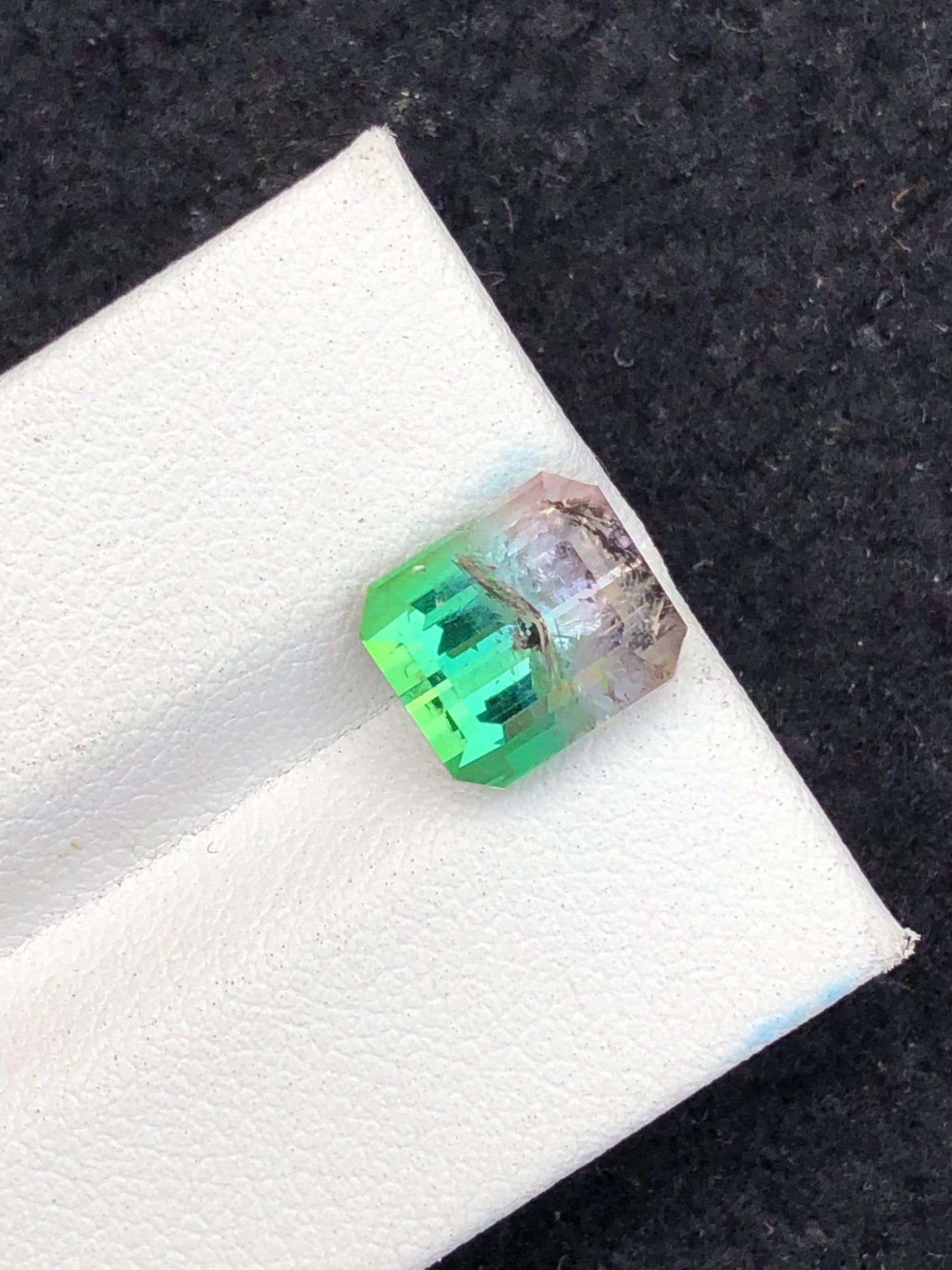 4.55 CTs watermelon tourmaline faceted natural