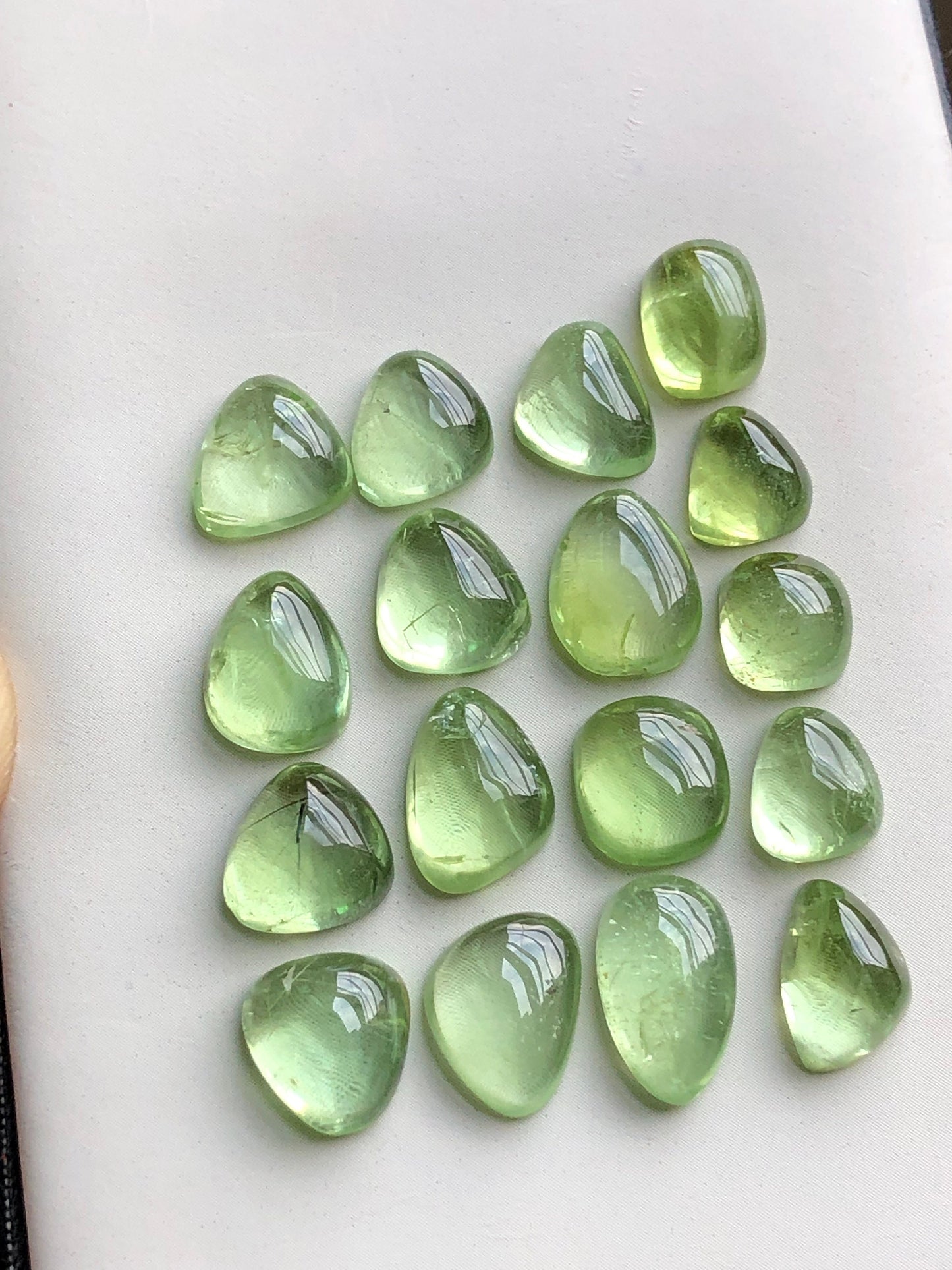 Natural peridot cabochons 50 carats