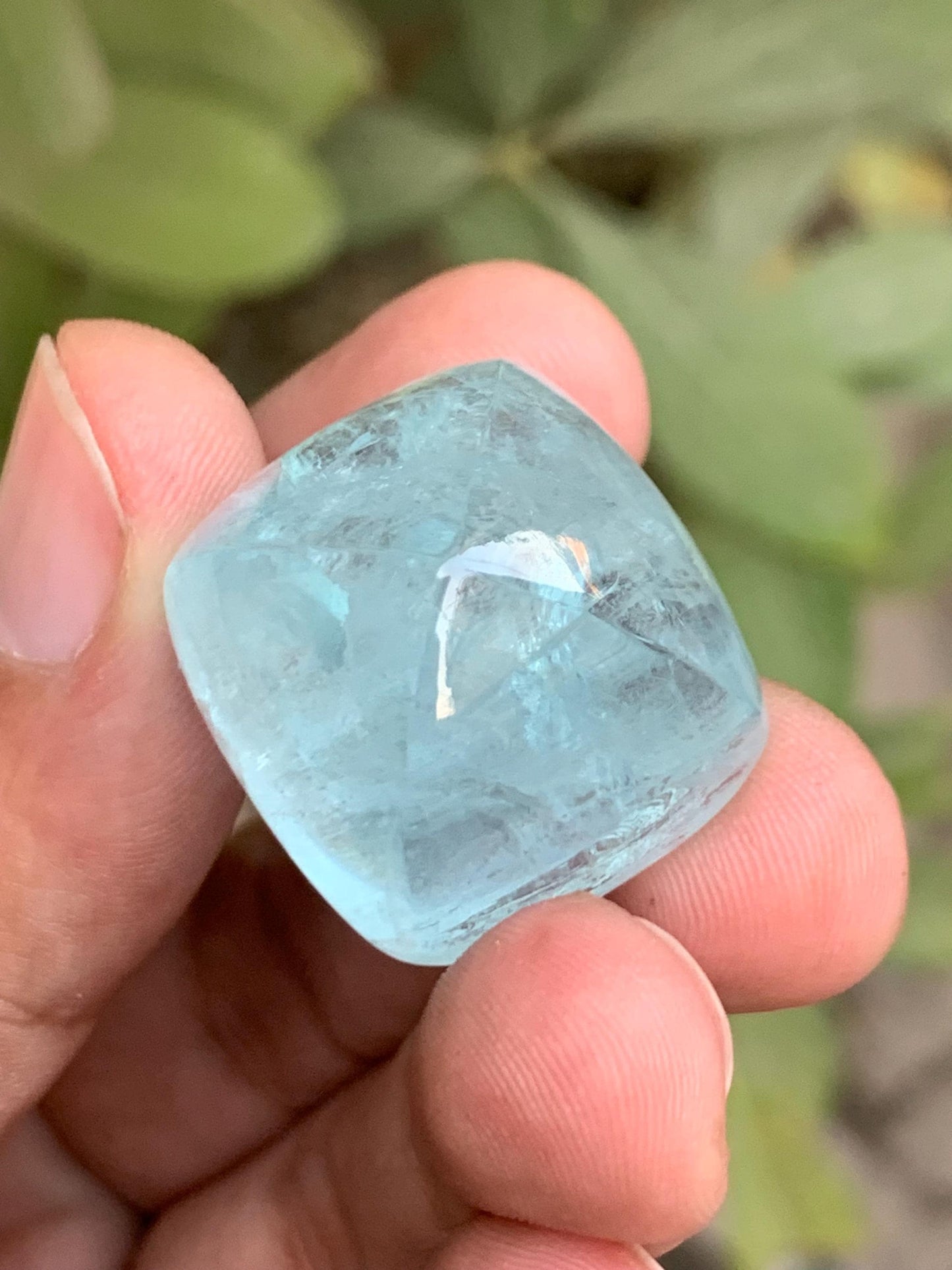 93 carat huge aquamarine cabochon sugar loaf natural