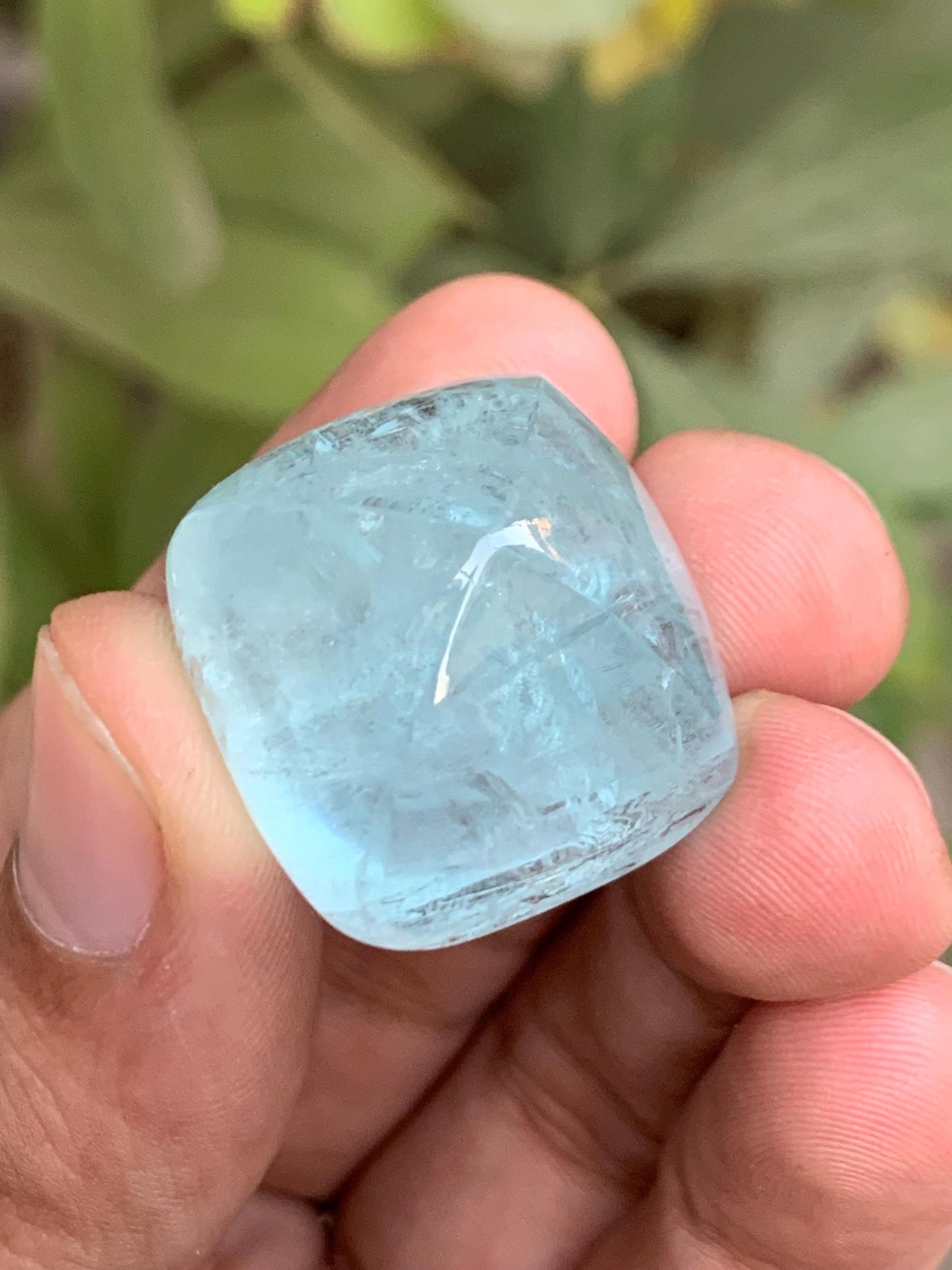 93 carat huge aquamarine cabochon sugar loaf natural