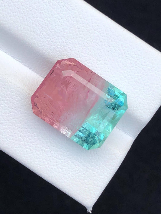 15.90 CTs unique bi colour tourmaline