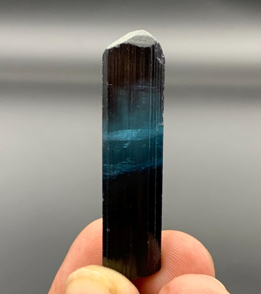 11.45 gram tourmaline crystal natural terminated