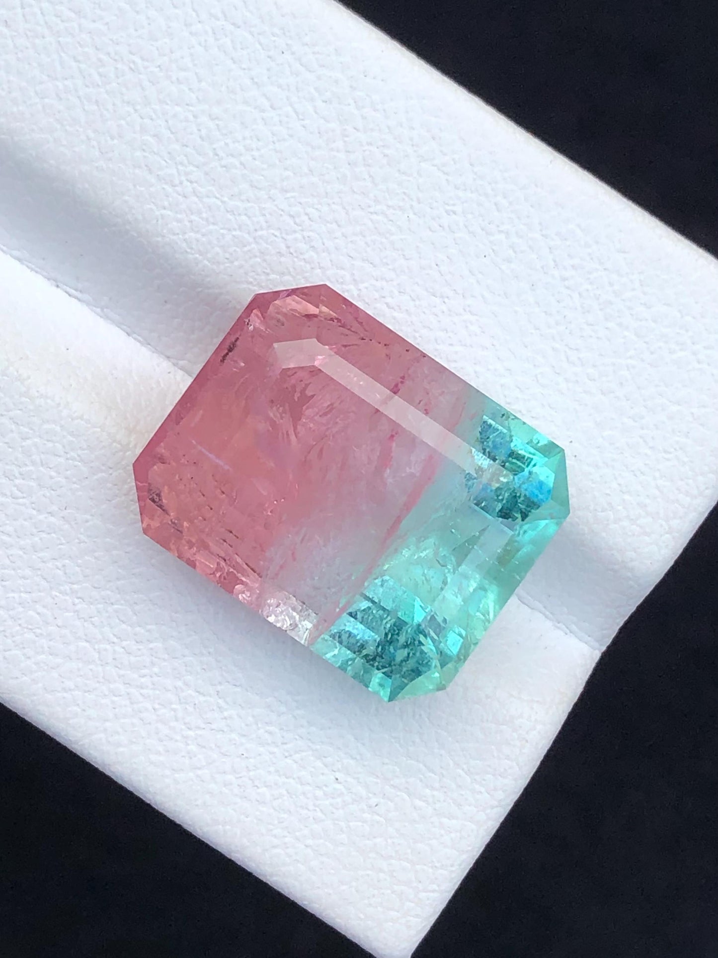 15.90 CTs unique bi colour tourmaline