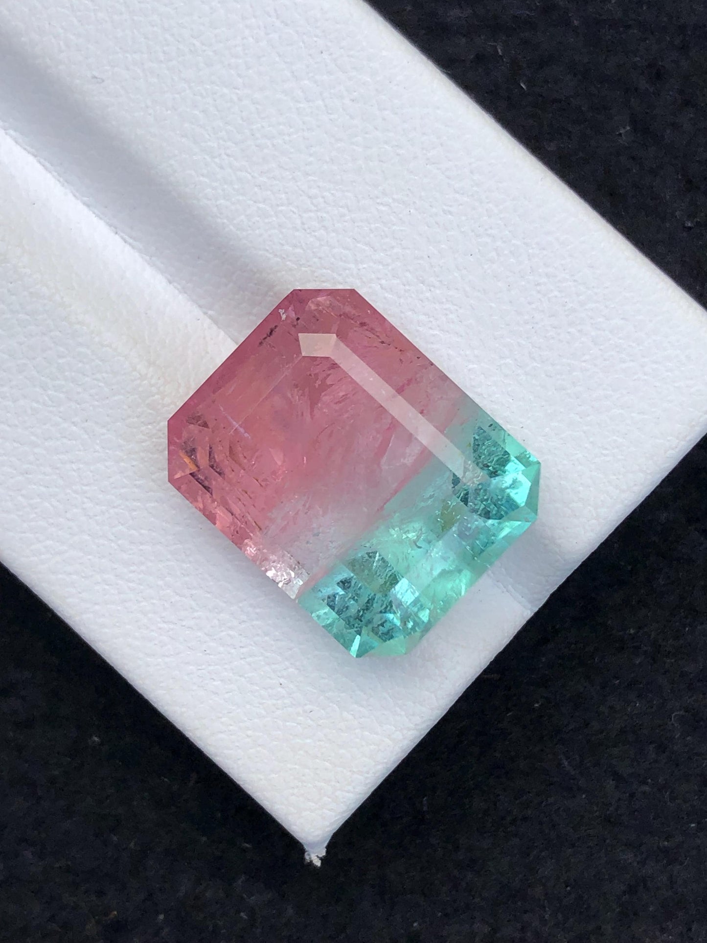 15.90 CTs unique bi colour tourmaline