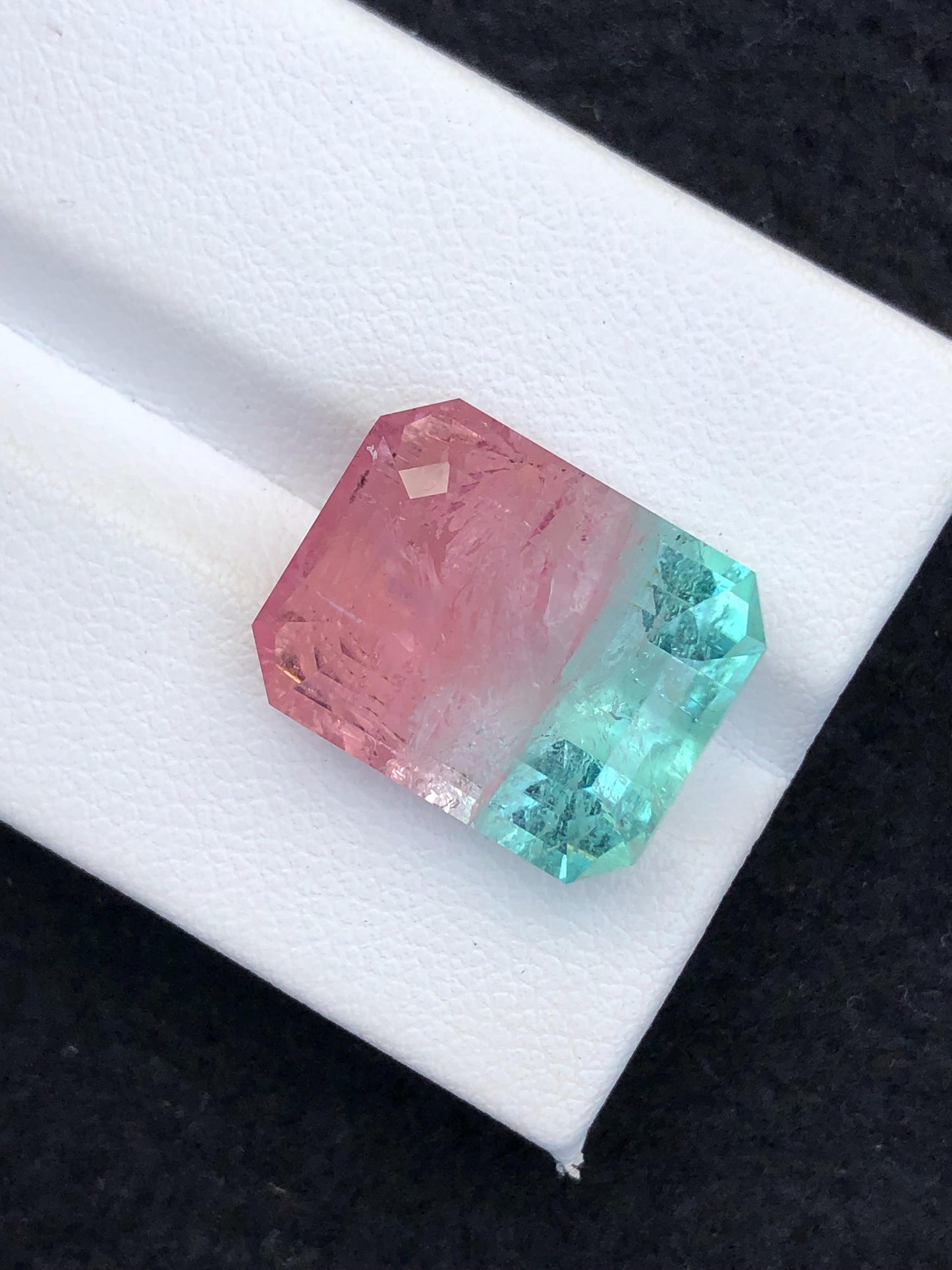 15.90 CTs unique bi colour tourmaline