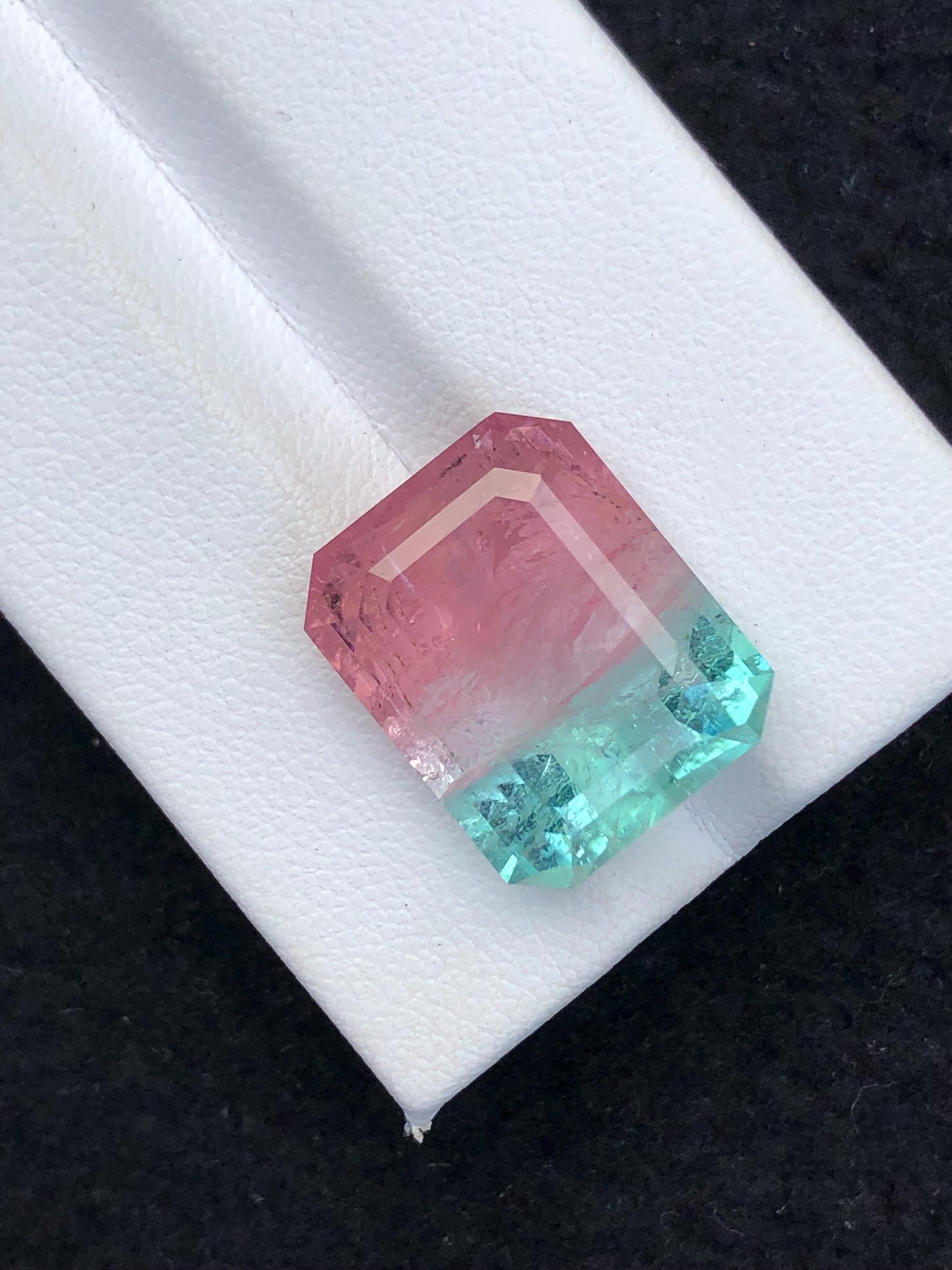 15.90 CTs unique bi colour tourmaline