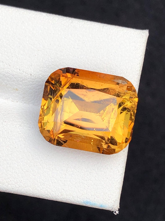 17.40 CTs honey tourmaline natural faceted