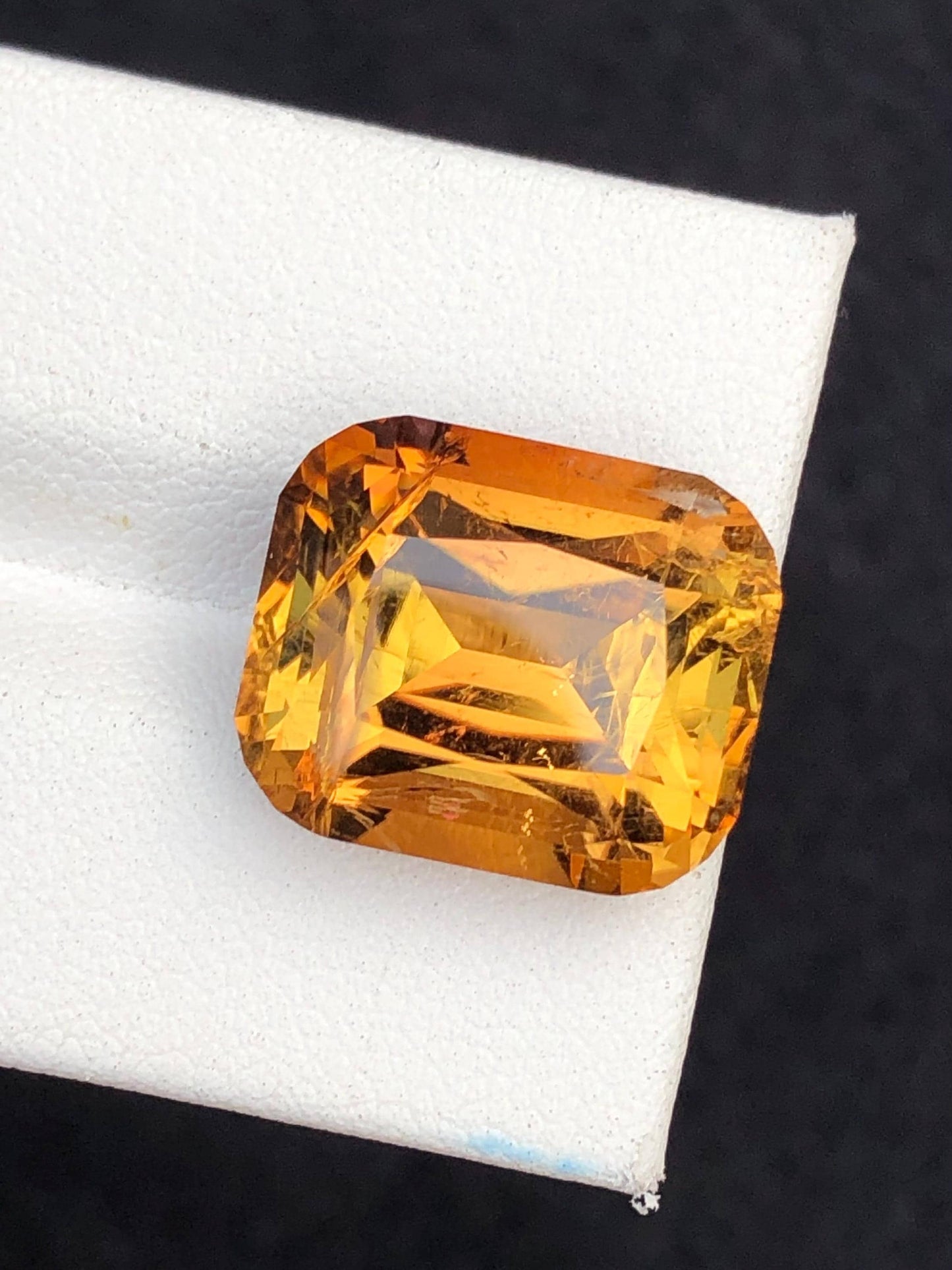 17.40 CTs honey tourmaline natural faceted