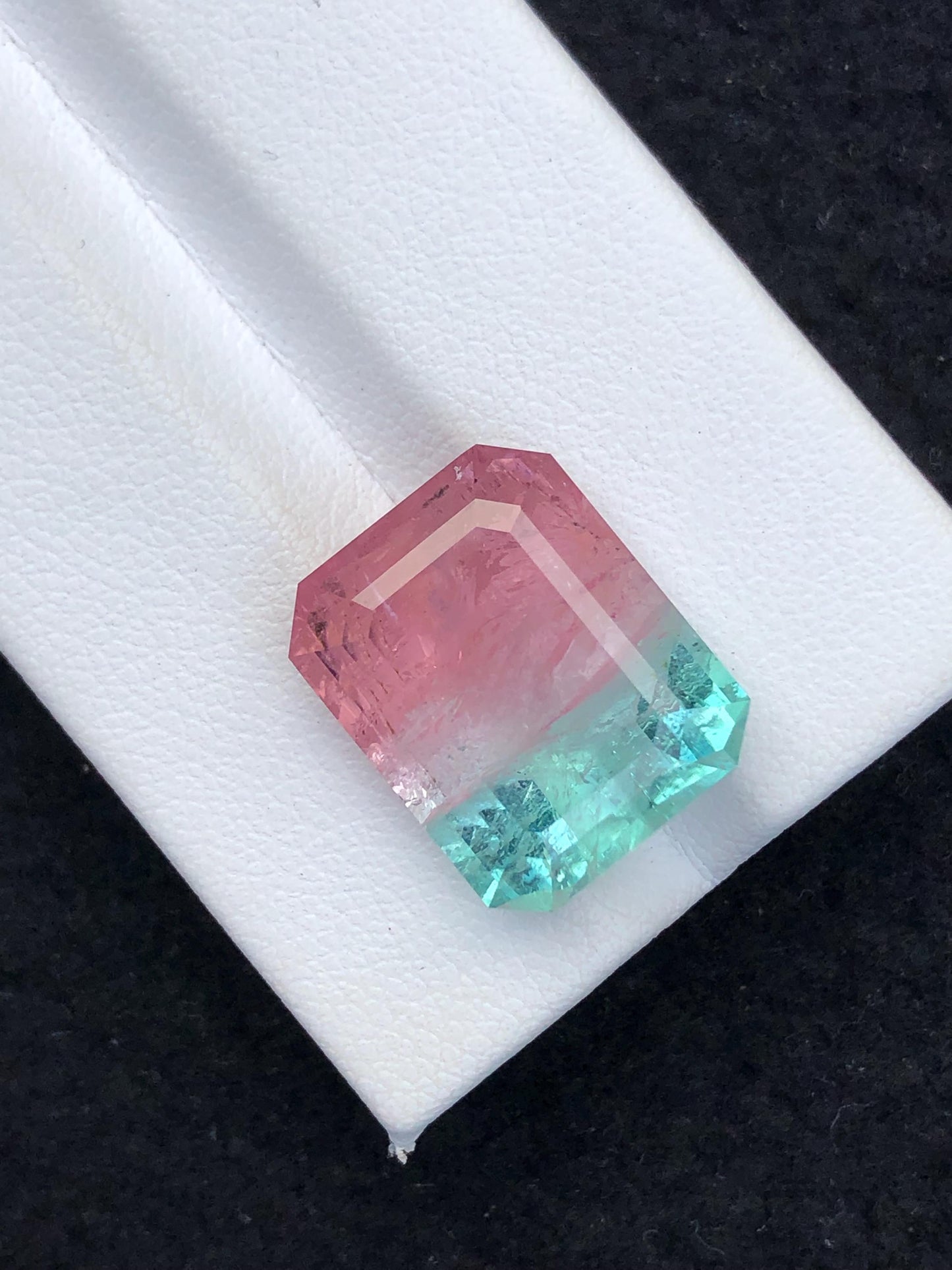 15.90 CTs unique bi colour tourmaline