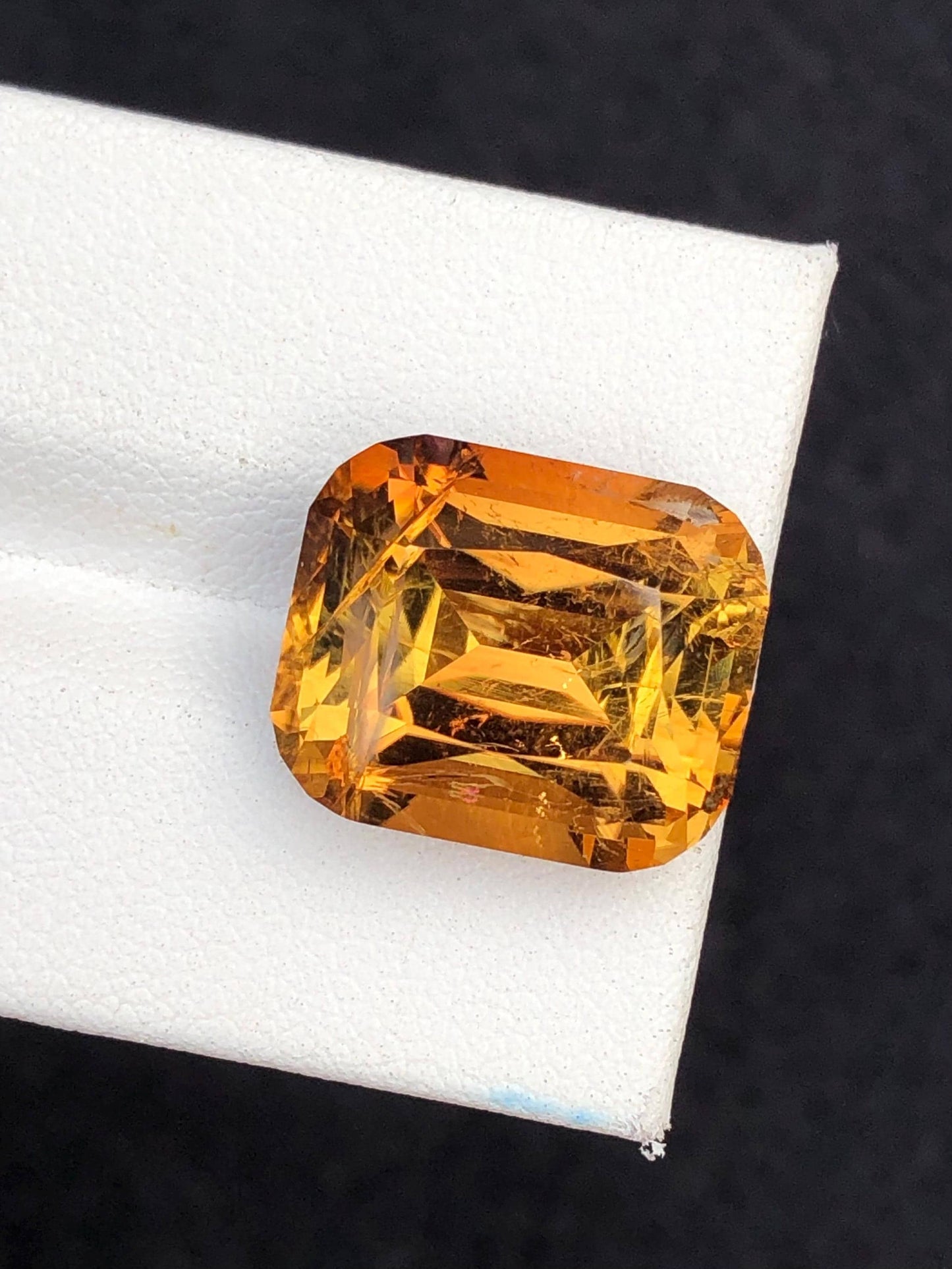 17.40 CTs honey tourmaline natural faceted