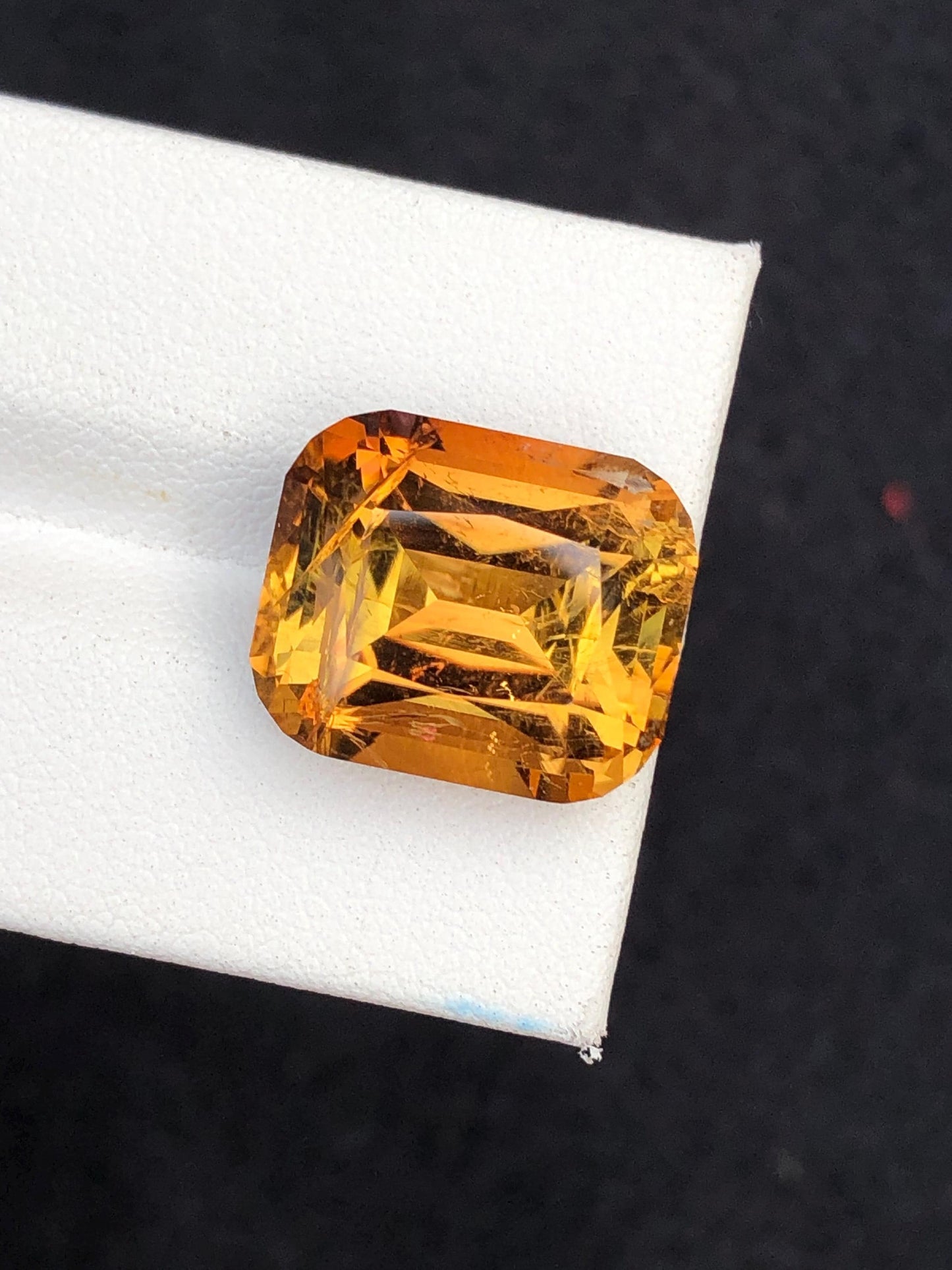 17.40 CTs honey tourmaline natural faceted