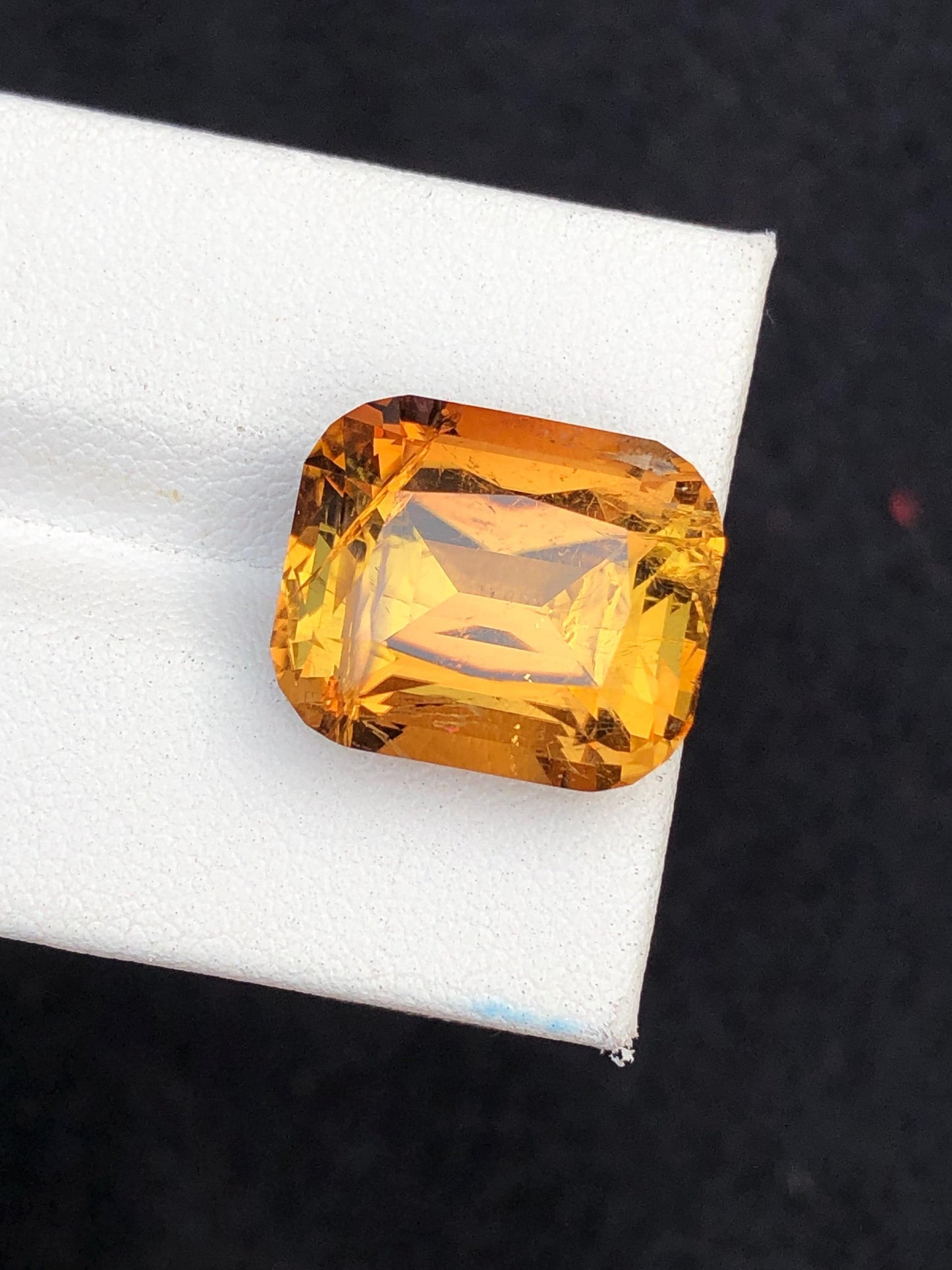 17.40 CTs honey tourmaline natural faceted