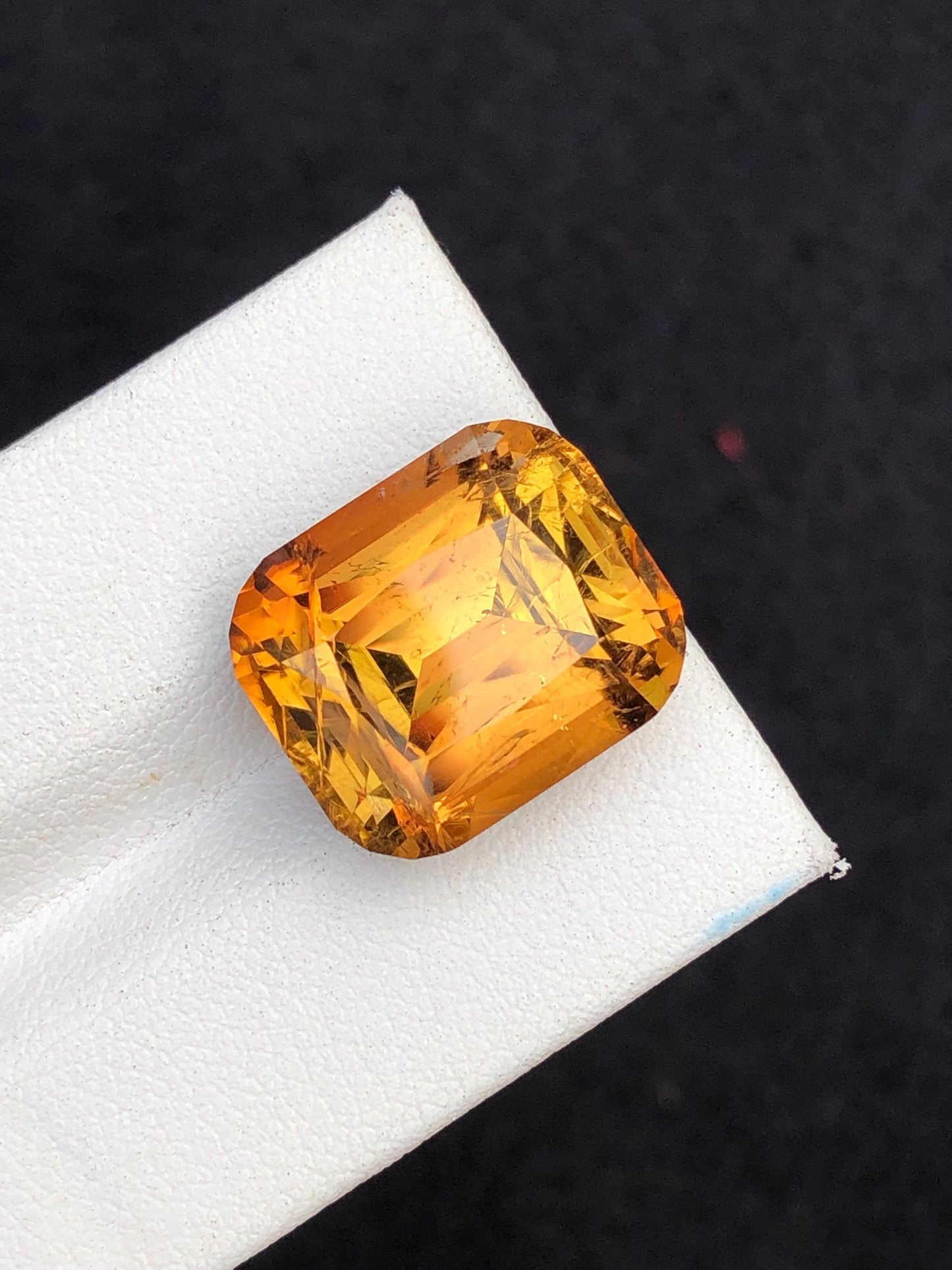 17.40 CTs honey tourmaline natural faceted