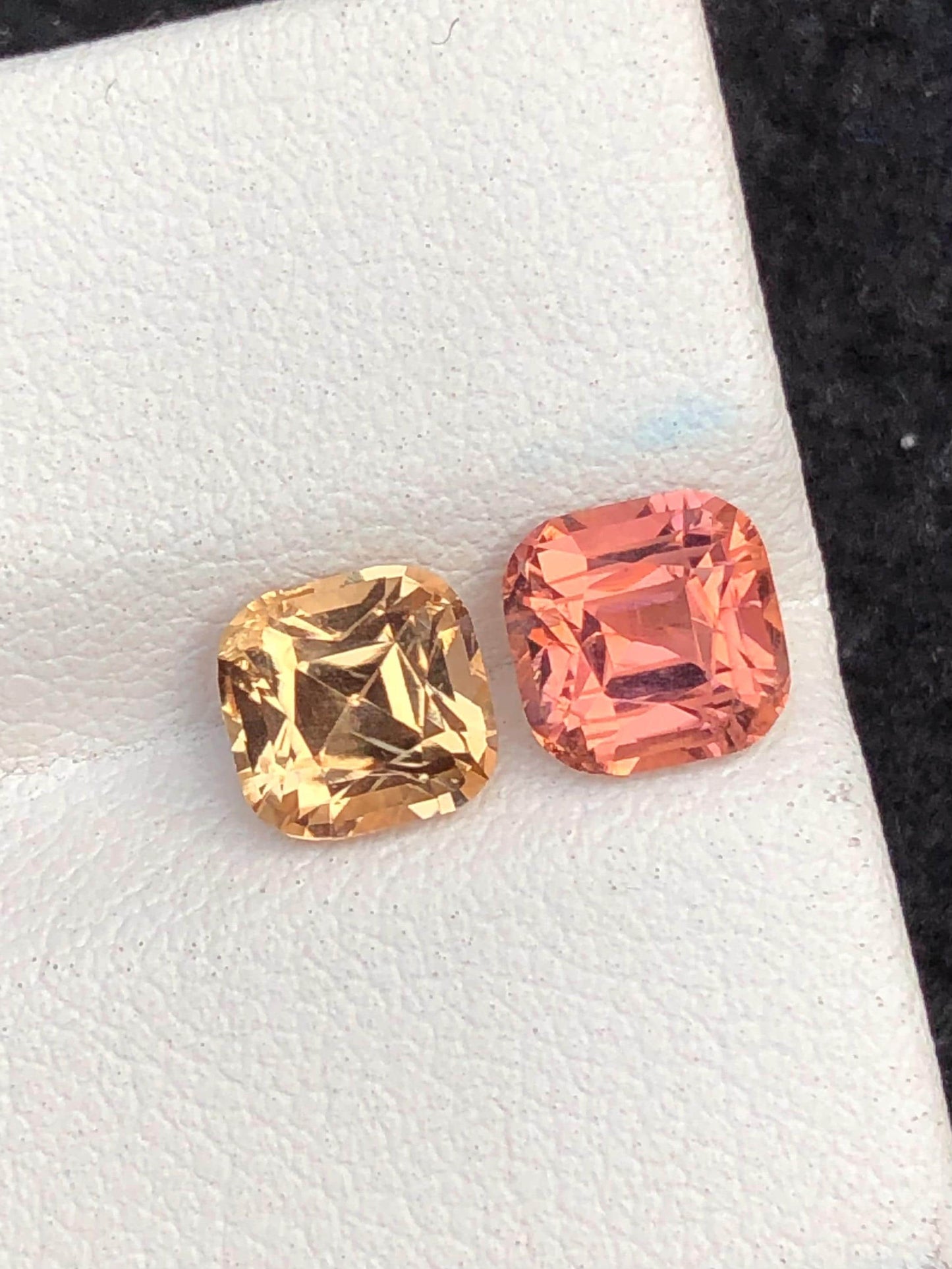 2.60 CTs rare colour tourmaline reverse pair origin Afghanistan