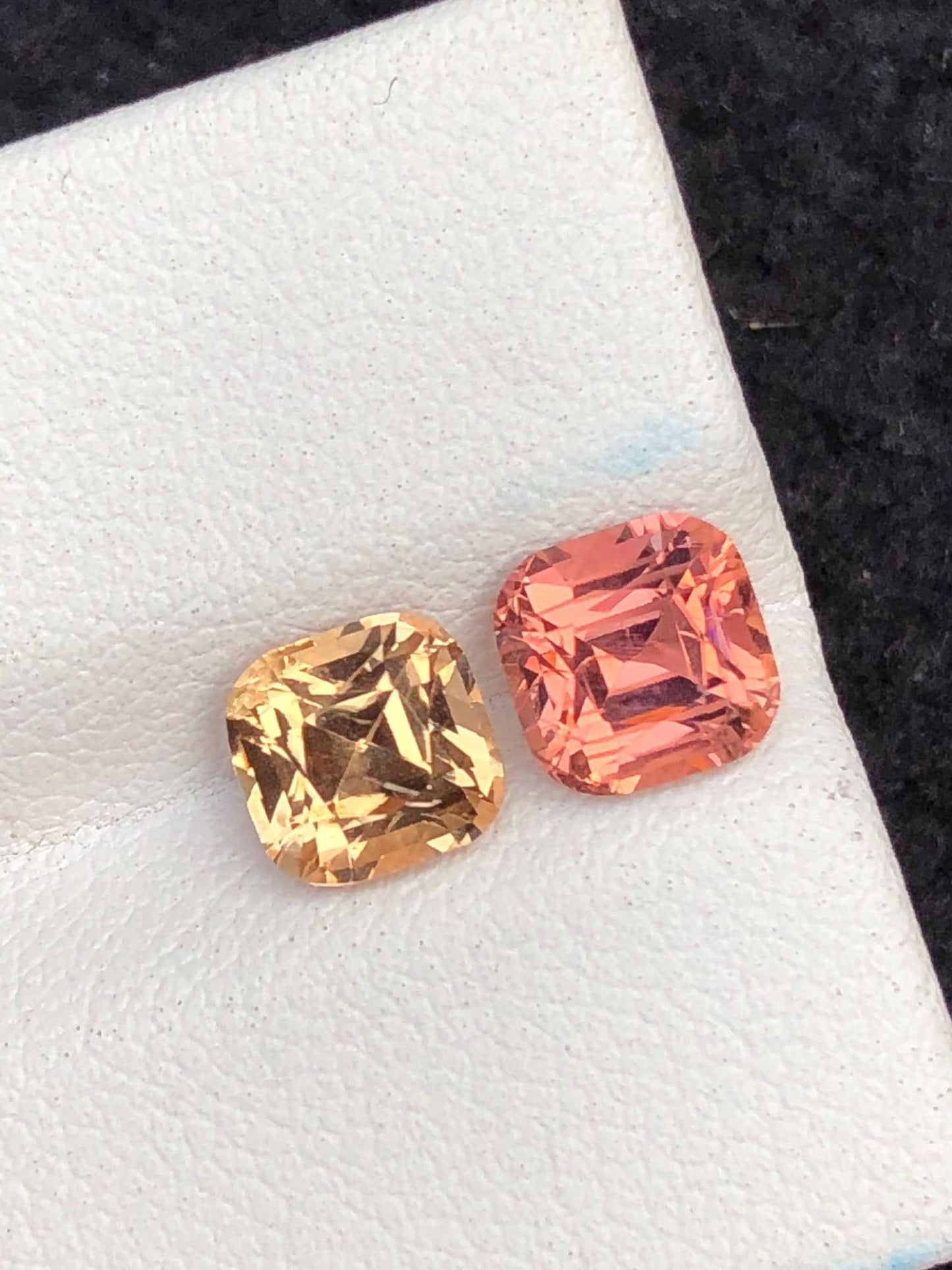 2.60 CTs rare colour tourmaline reverse pair origin Afghanistan