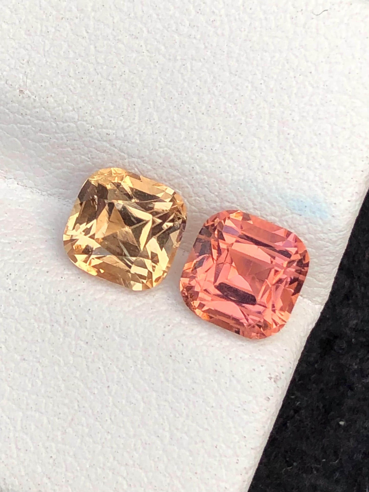 2.60 CTs rare colour tourmaline reverse pair origin Afghanistan