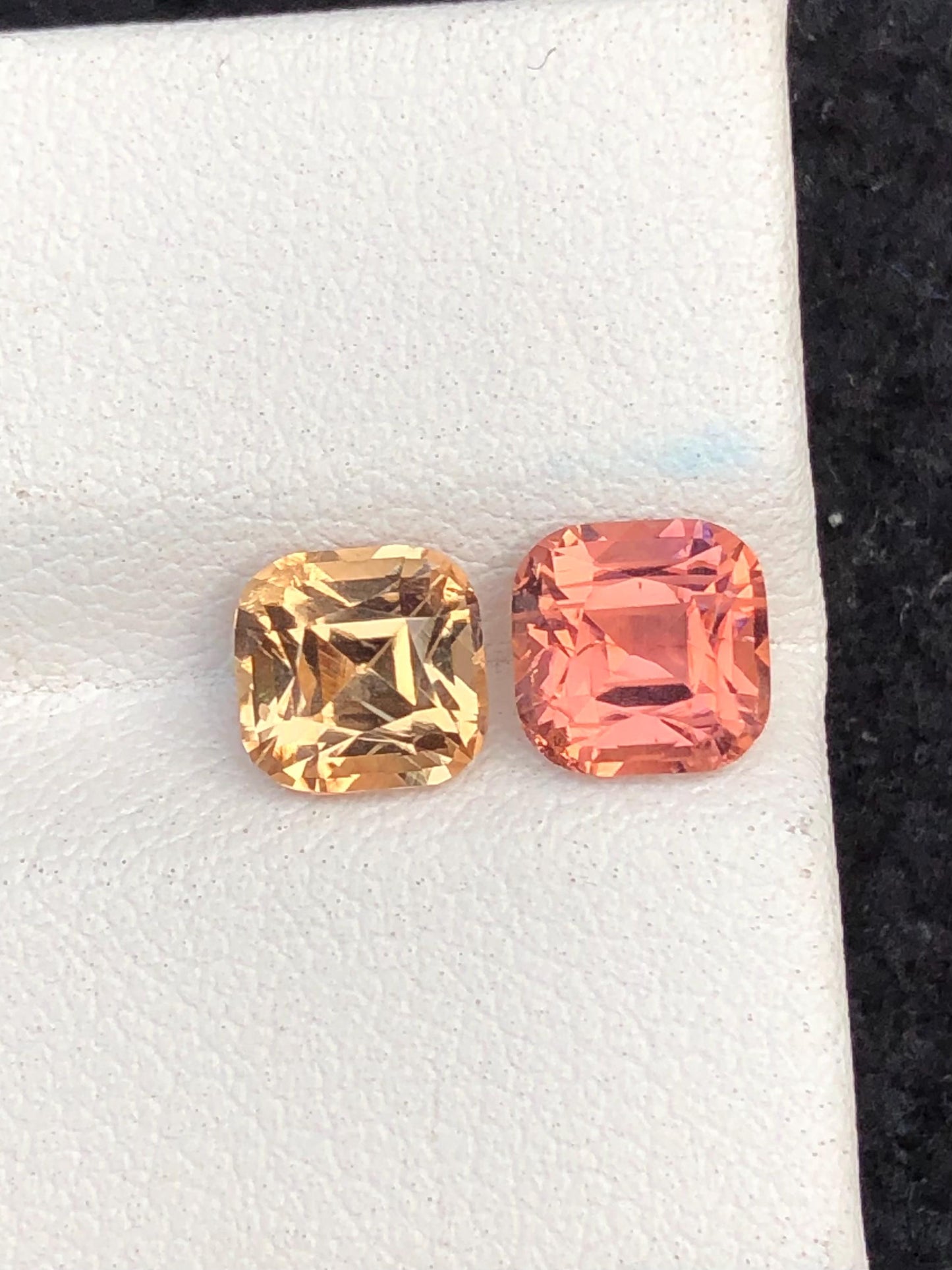 2.60 CTs rare colour tourmaline reverse pair origin Afghanistan