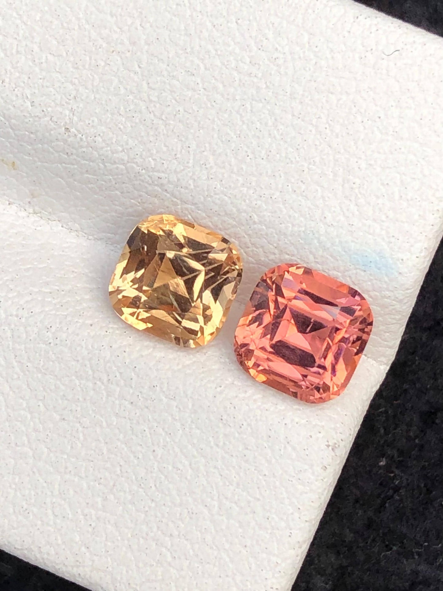 2.60 CTs rare colour tourmaline reverse pair origin Afghanistan