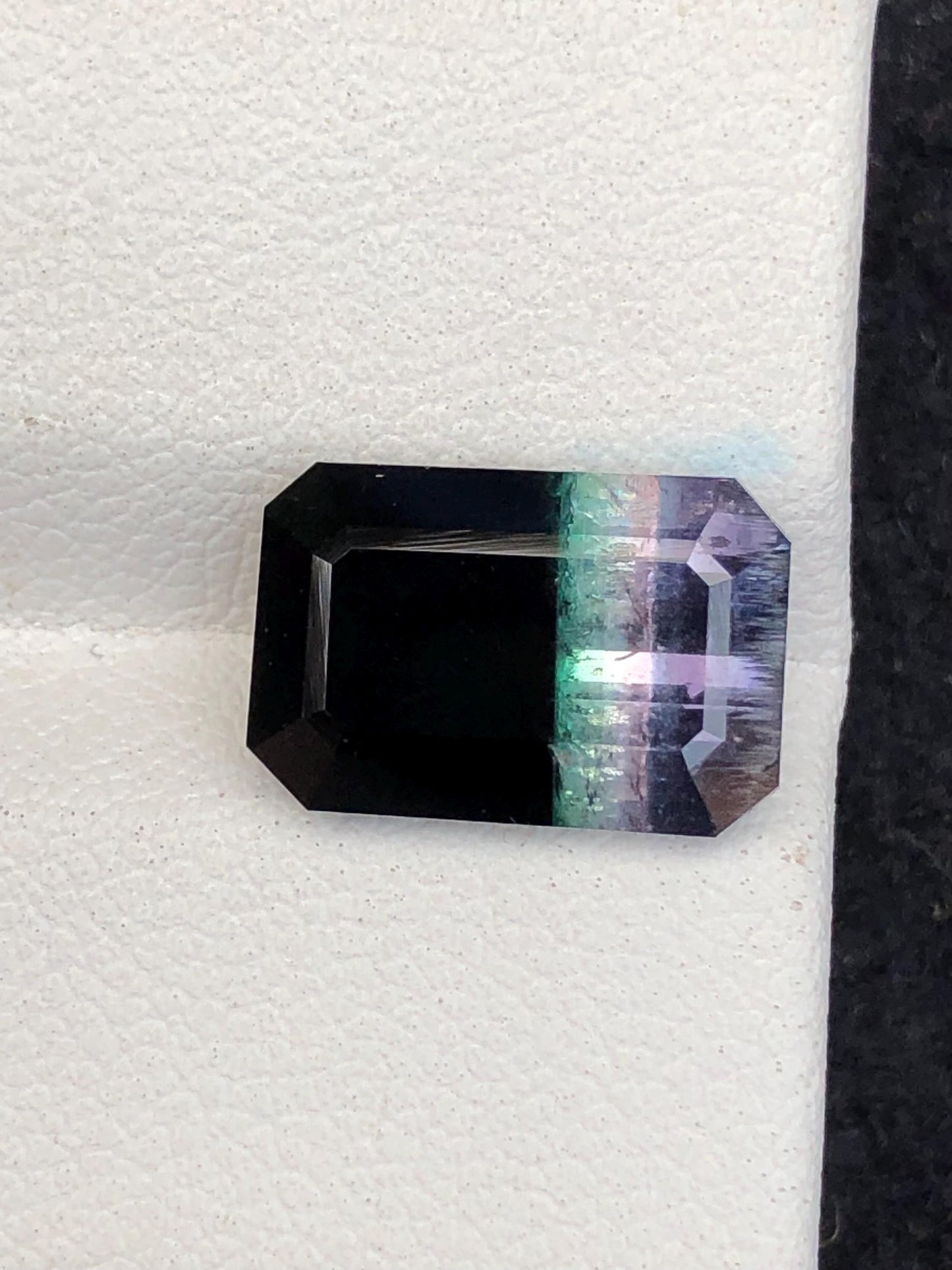 5.65 CTs unique tri colour tourmaline origin Afghanistan