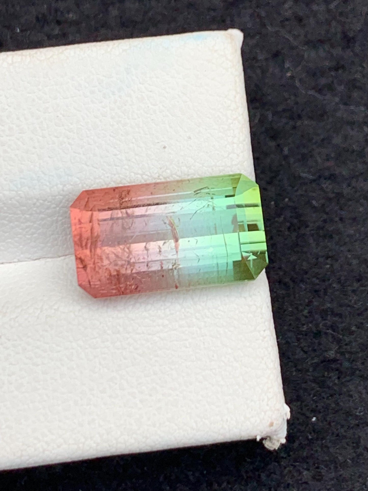 9.10 CTs watermelon tourmaline faceted natural