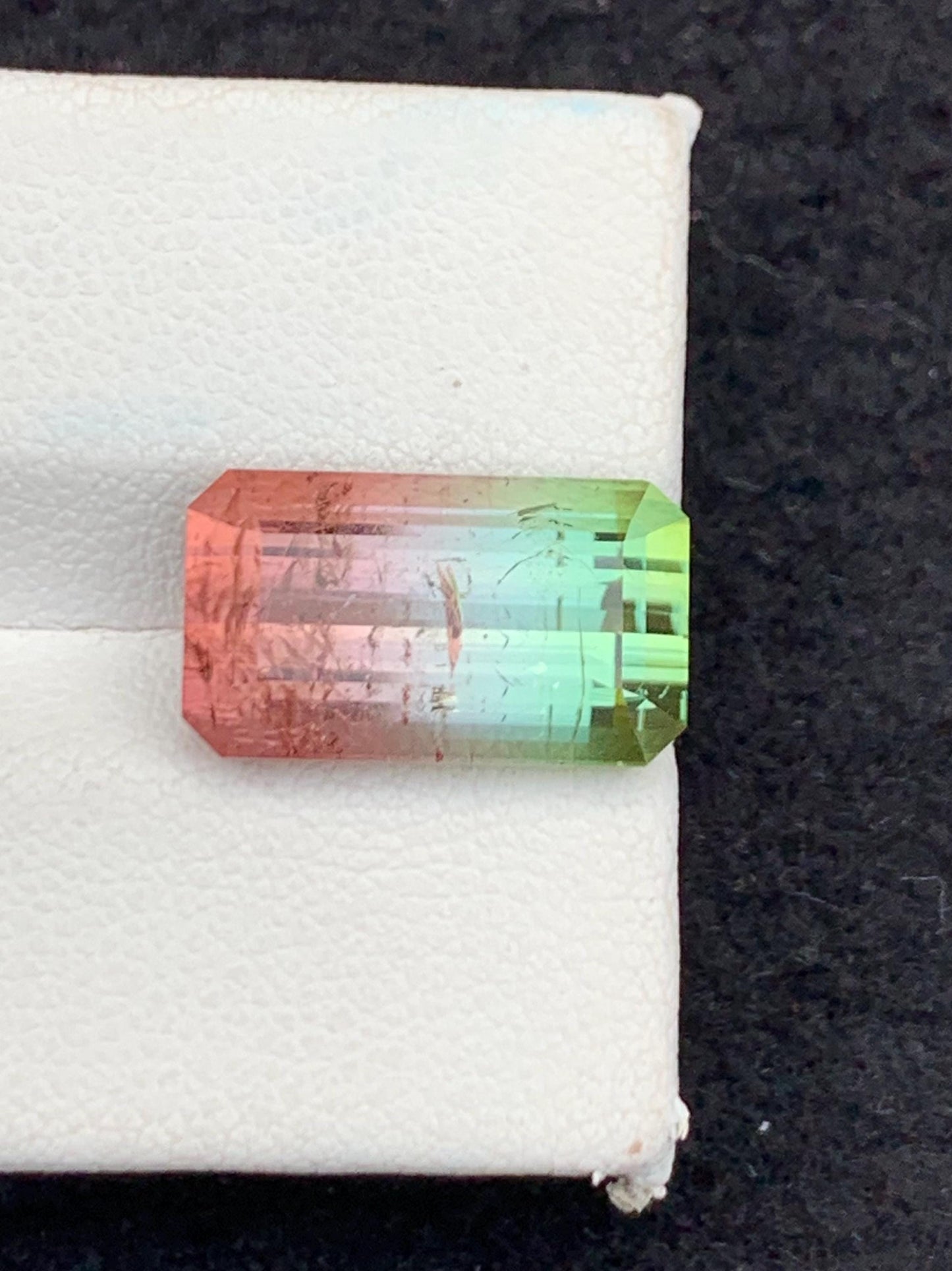 9.10 CTs watermelon tourmaline faceted natural