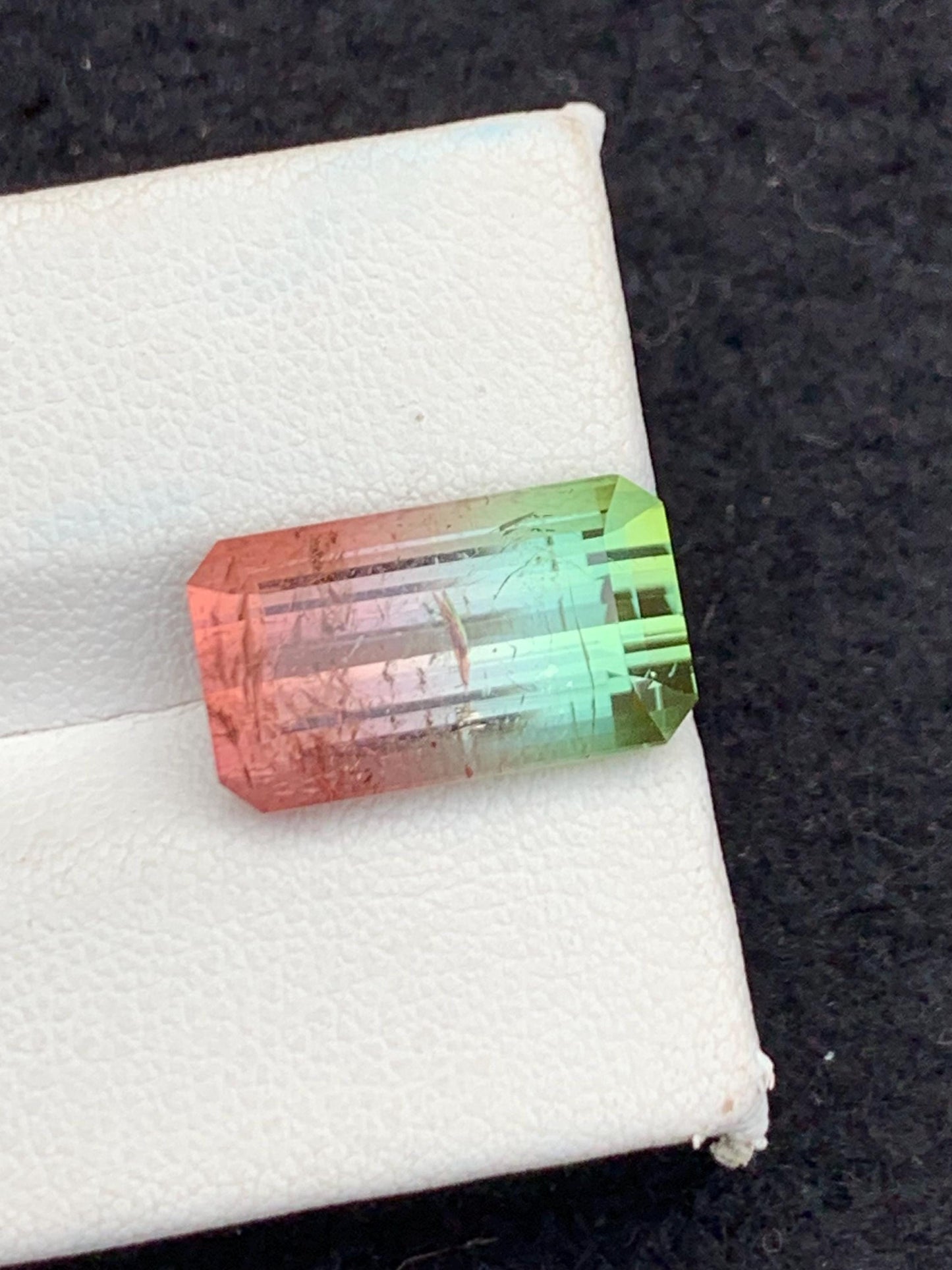 9.10 CTs watermelon tourmaline faceted natural