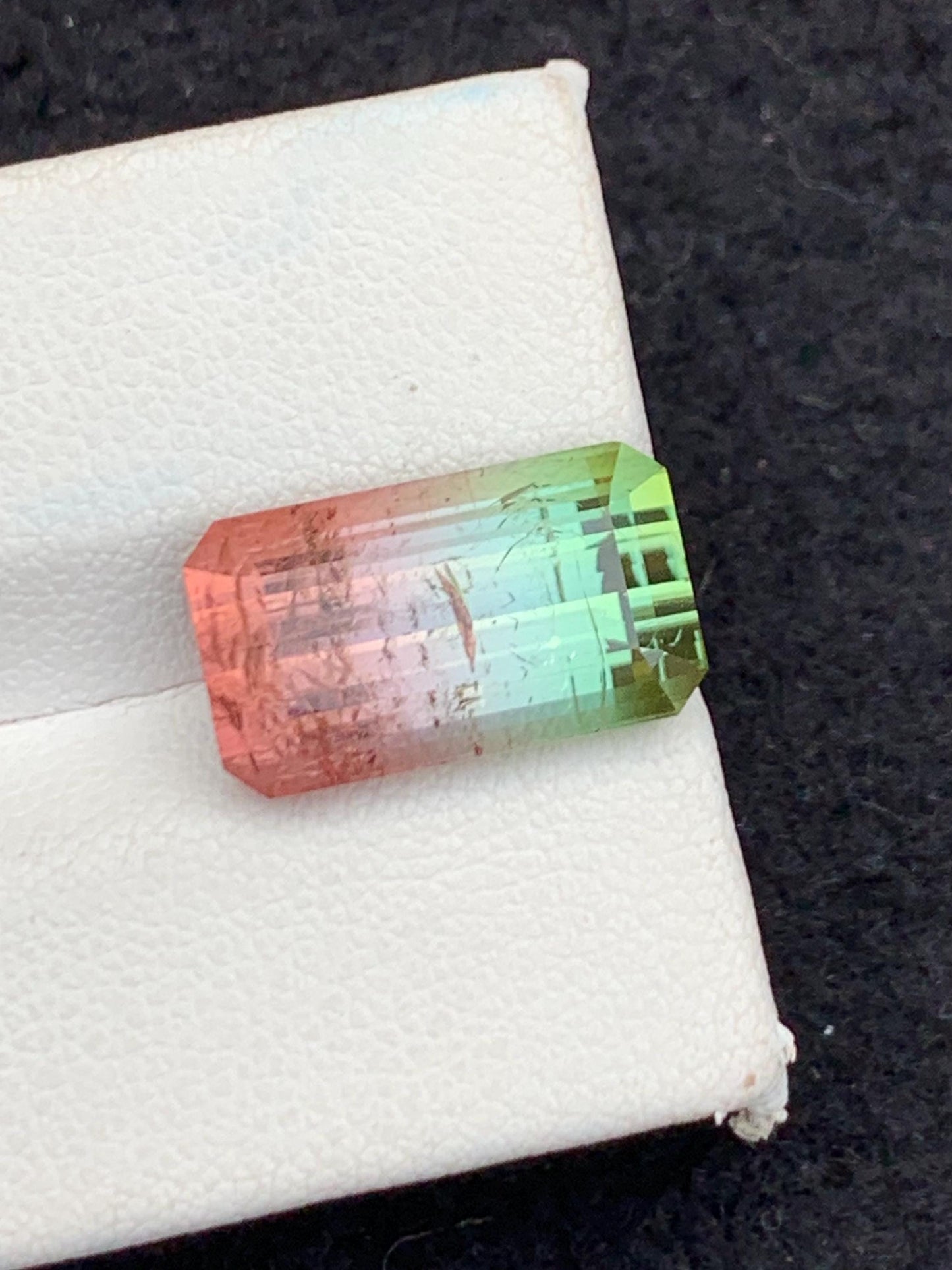 9.10 CTs watermelon tourmaline faceted natural