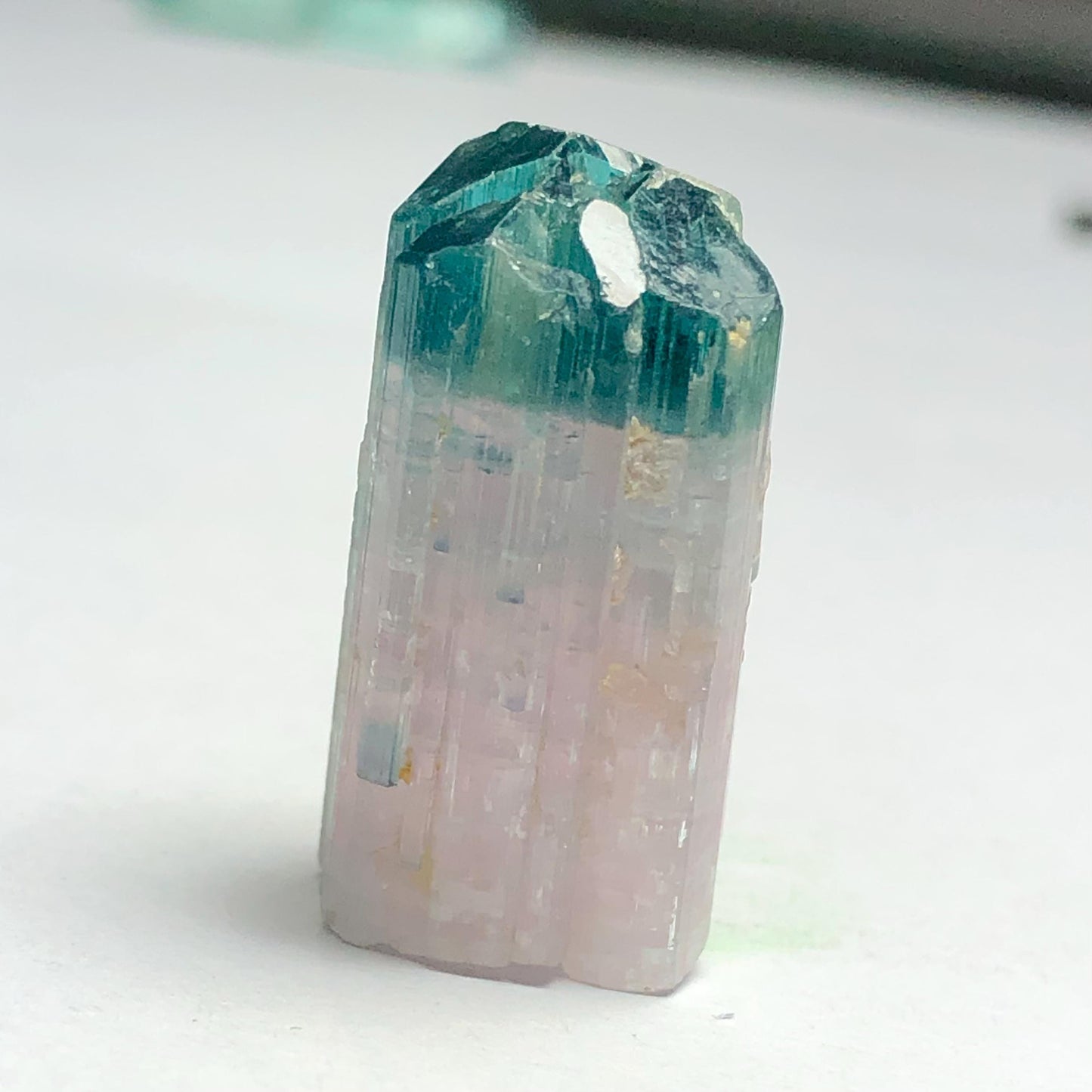 28.30 cts unique bi colour crystal terminated