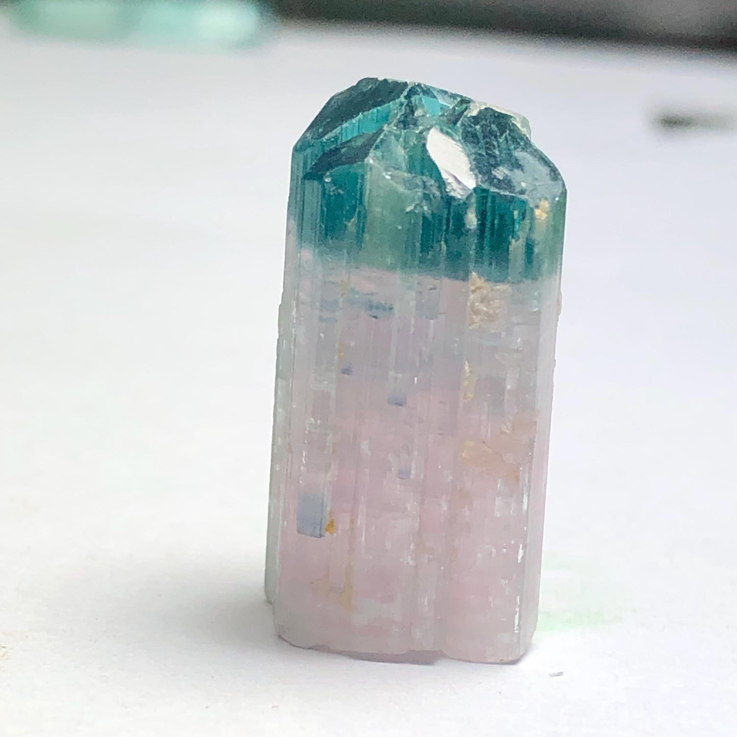 28.30 cts unique bi colour crystal terminated