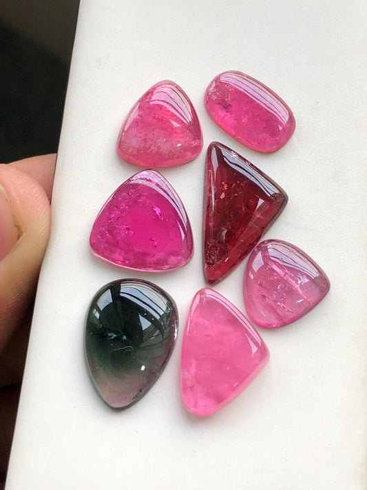 40.20 carats Tourmaline cabochons lot origin Afghanistan