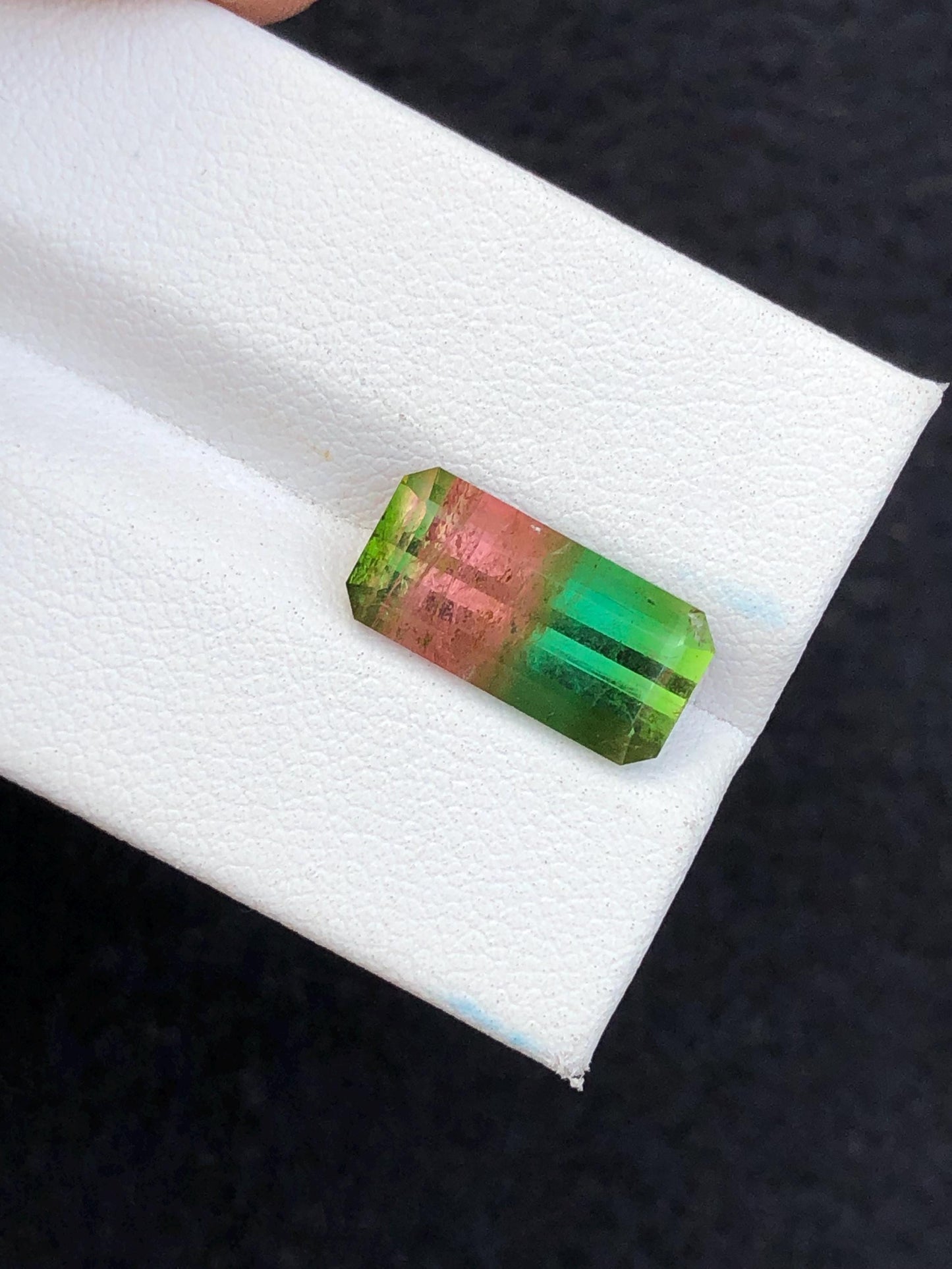 6.60 carat Bi colour tourmaline