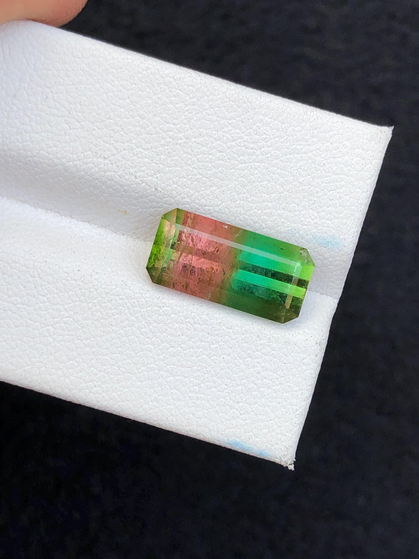 6.60 carat Bi colour tourmaline