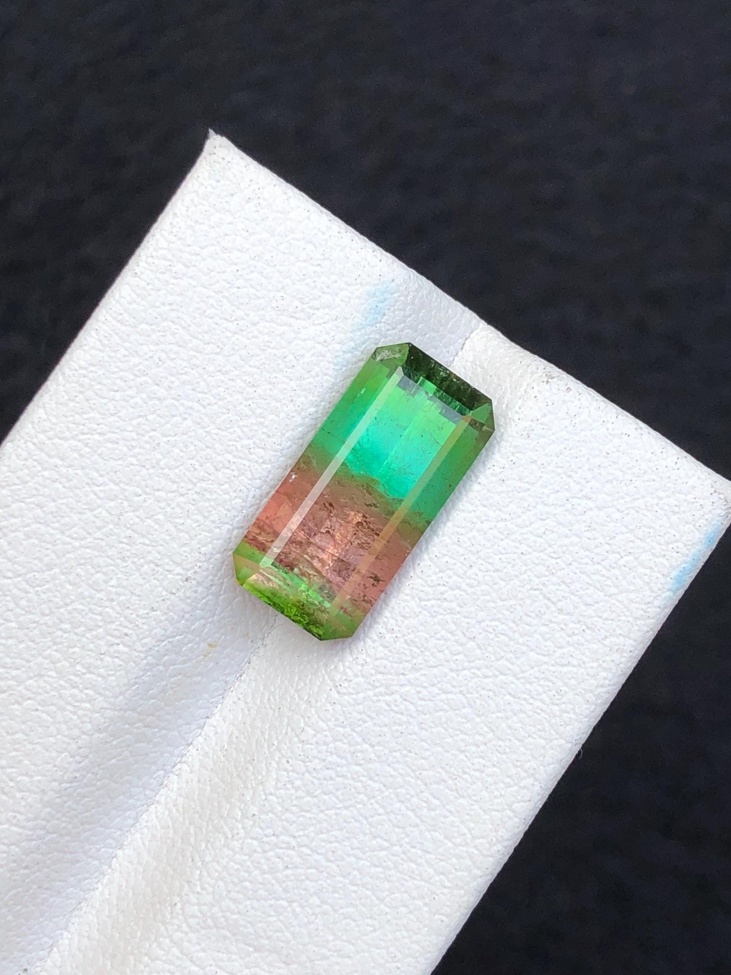 6.60 carat Bi colour tourmaline