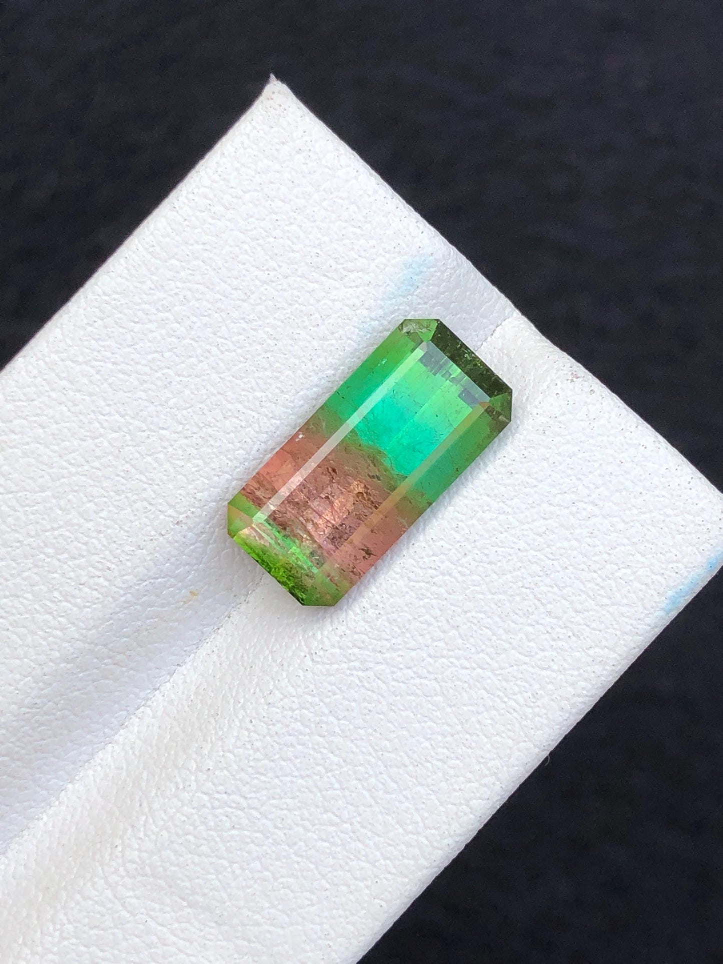 6.60 carat Bi colour tourmaline