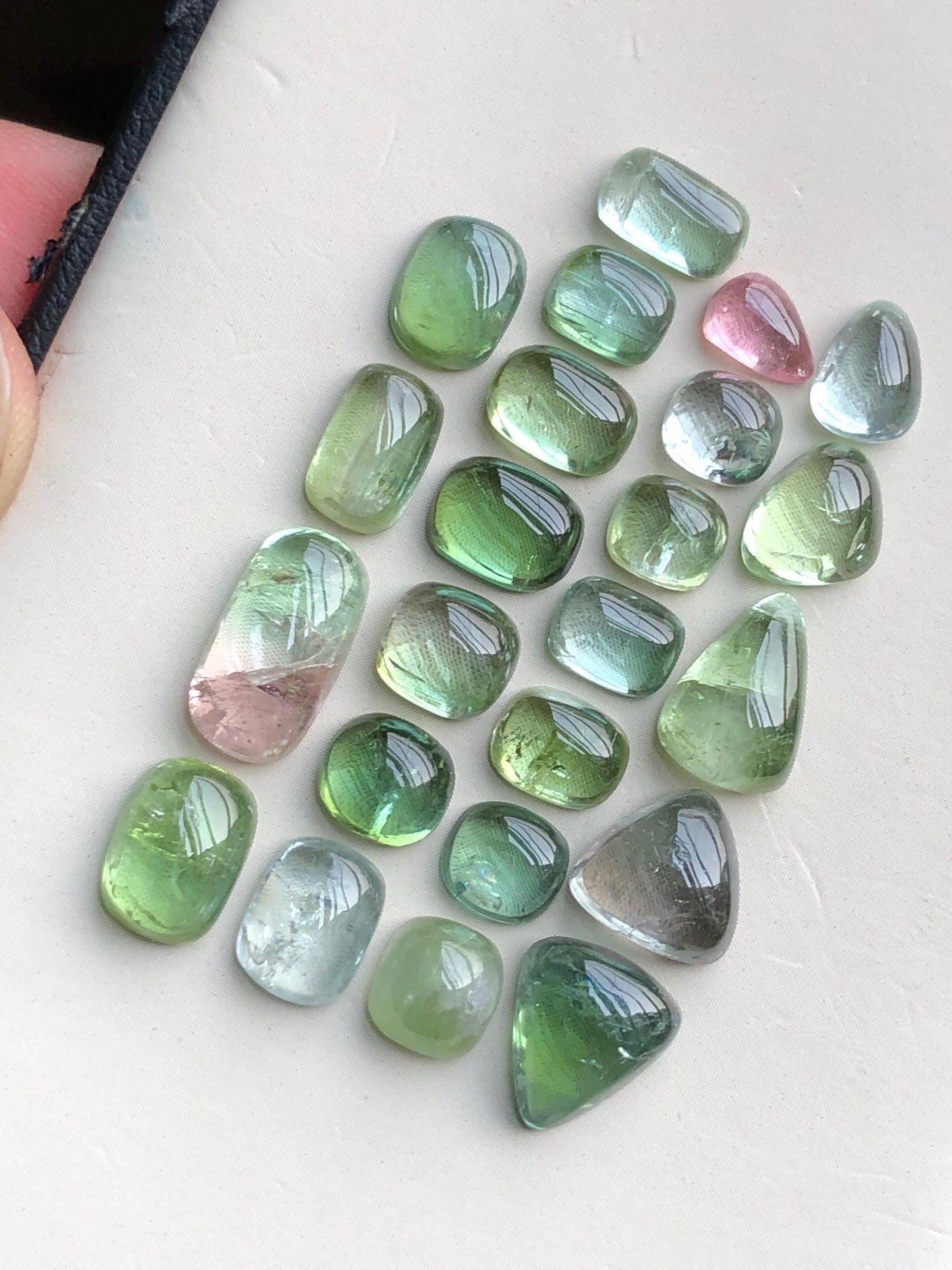 33.60 carats tourmaline cabochons lot origin Afghanistan kunar mine