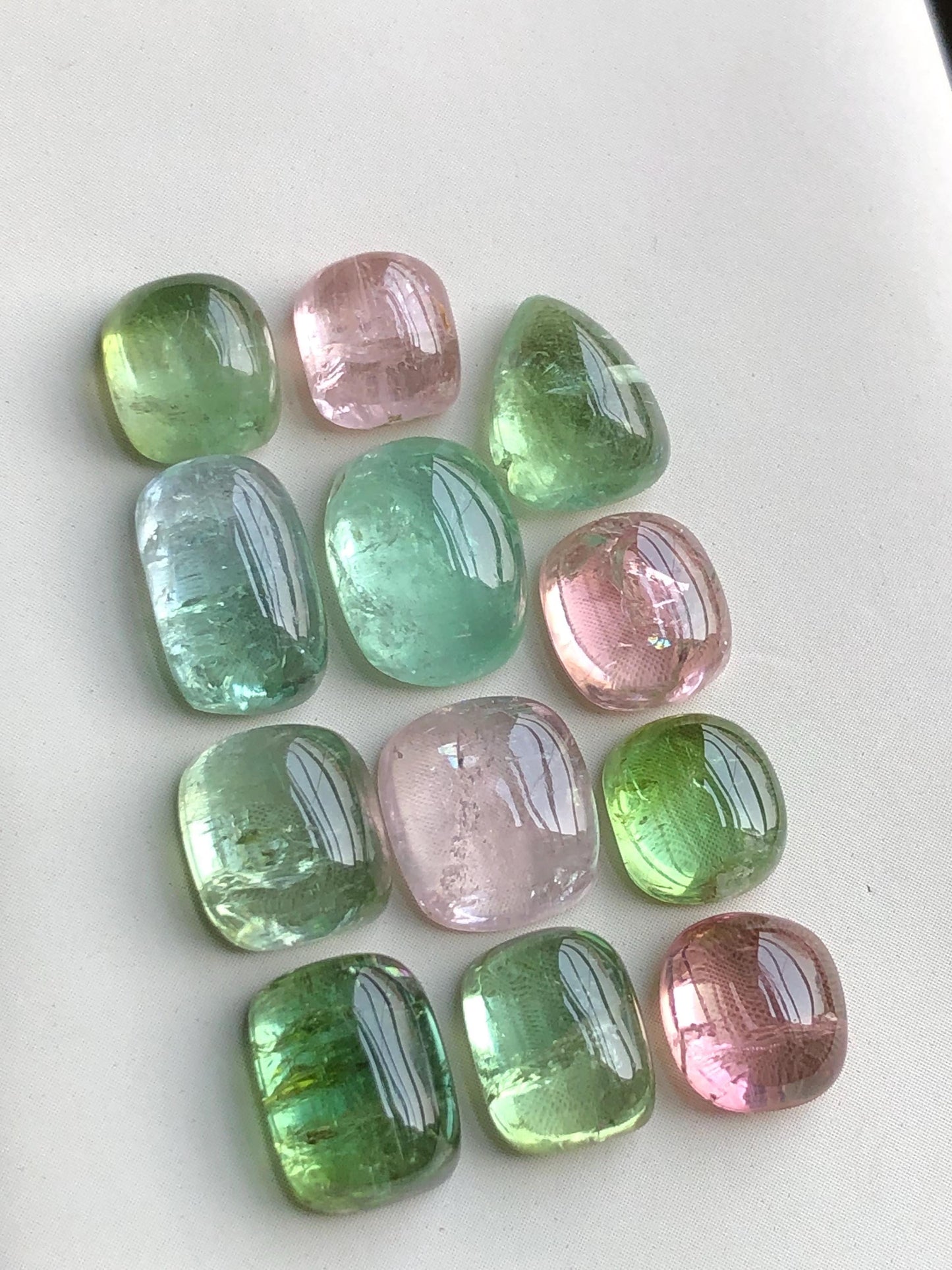 41 carats Multi colours tourmaline cabochons lot origin Afghanistan kunar mine