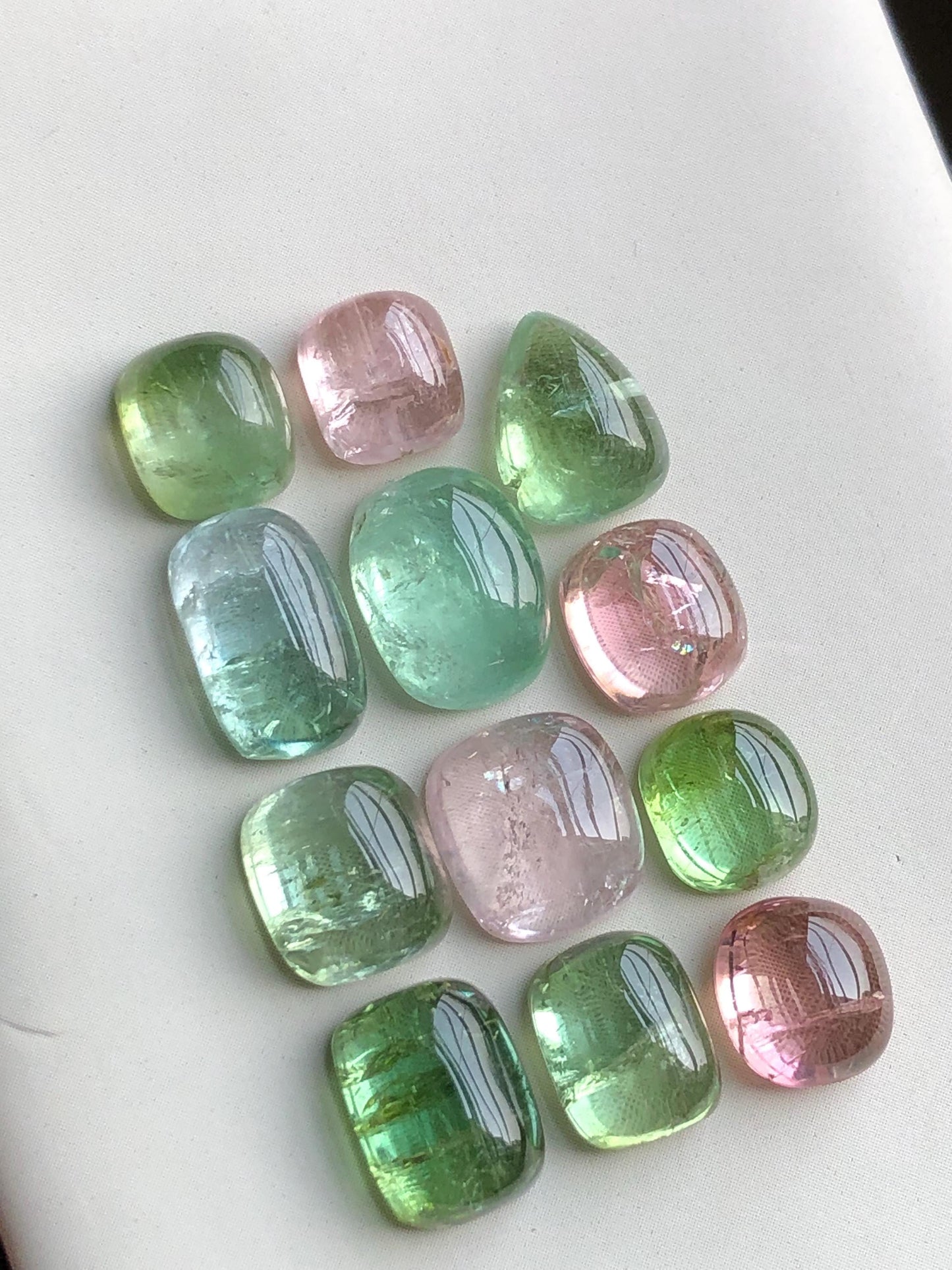 41 carats Multi colours tourmaline cabochons lot origin Afghanistan kunar mine