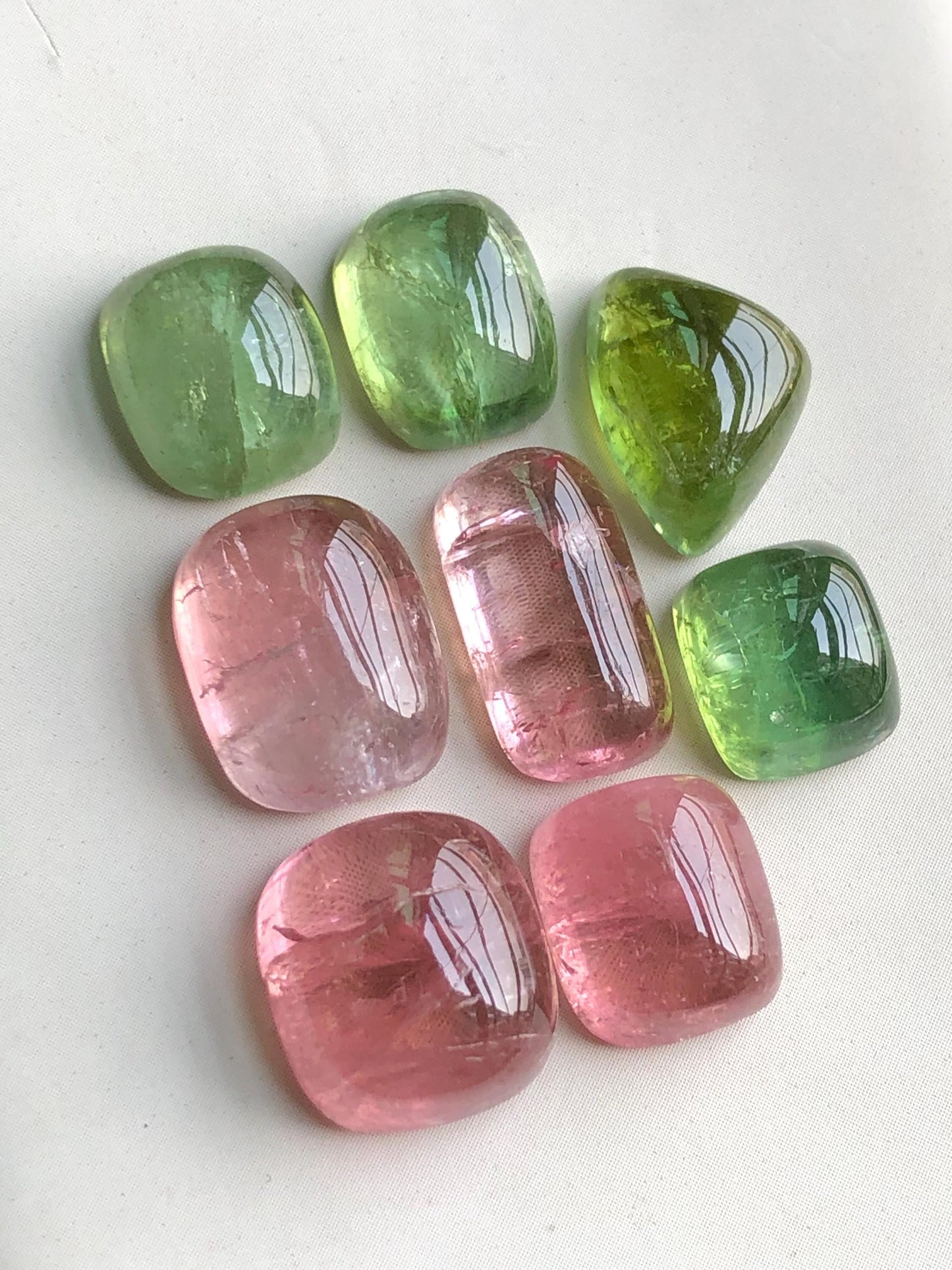 55.50 carats Multi colours tourmaline cabochons lot origin Afghanistan kunar mine