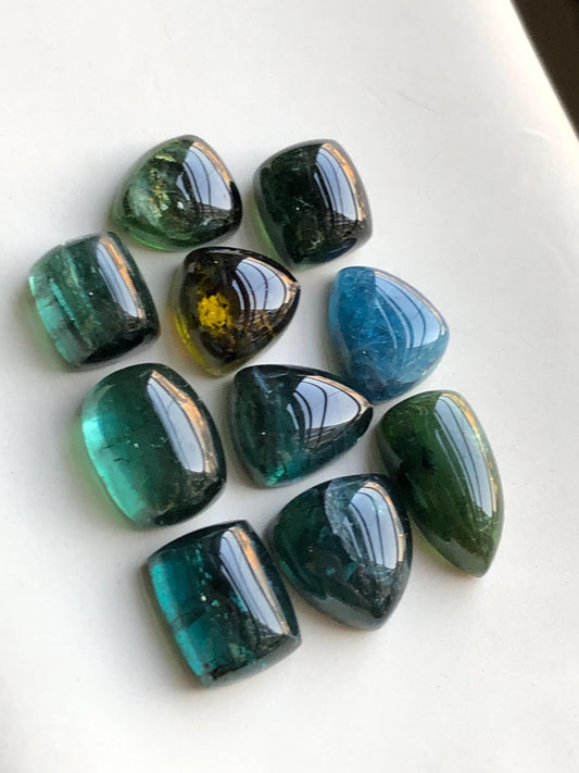 38.70 carats tourmaline cabochons  lot