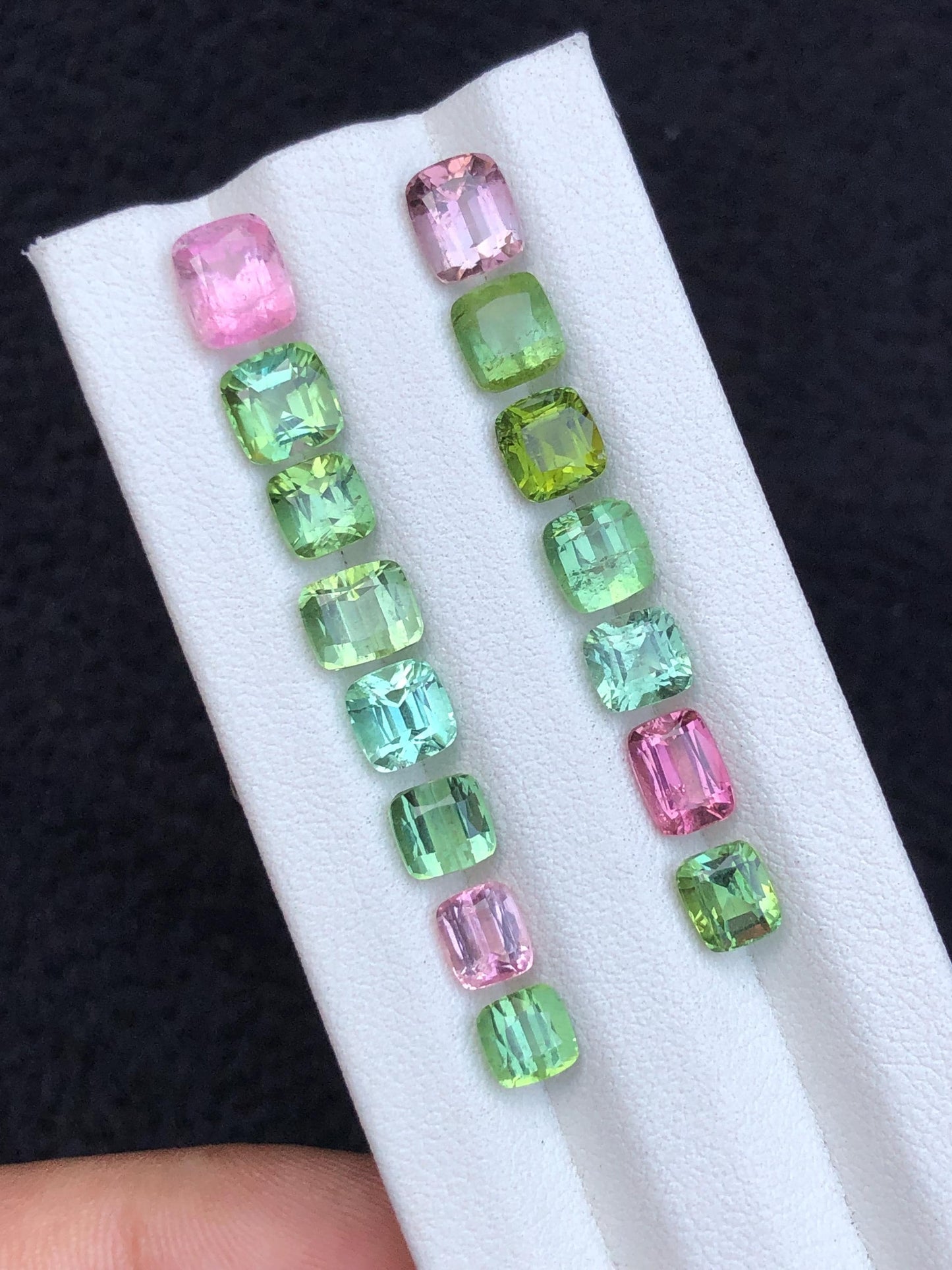 15.90 carats Faceted tourmaline lot