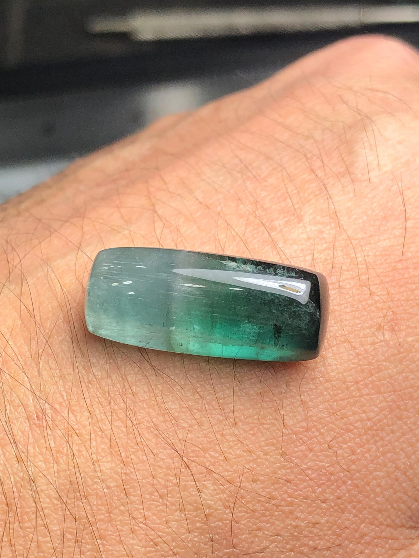 20.50 carat tourmaline cabochon natural