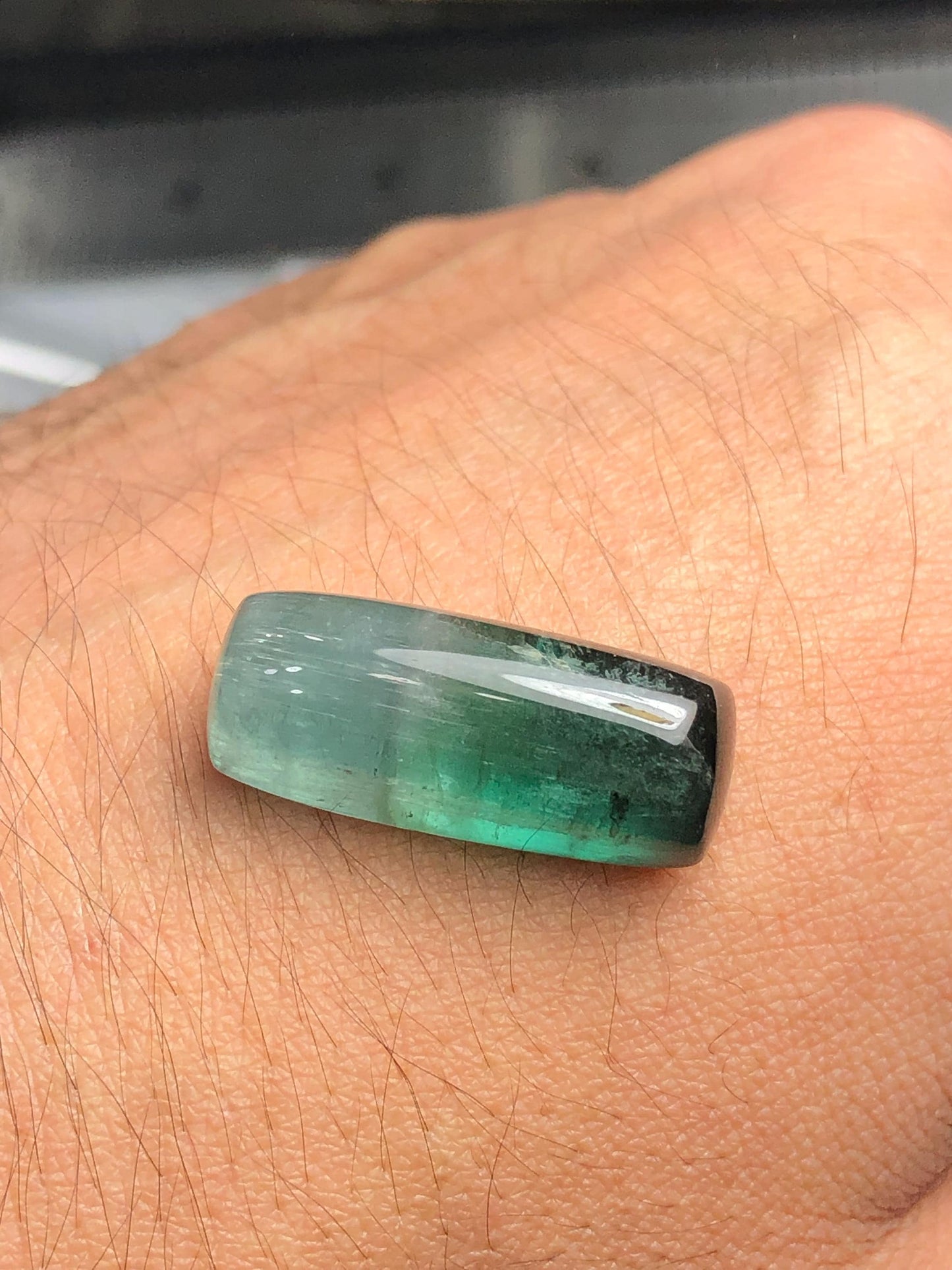 20.50 carat tourmaline cabochon natural