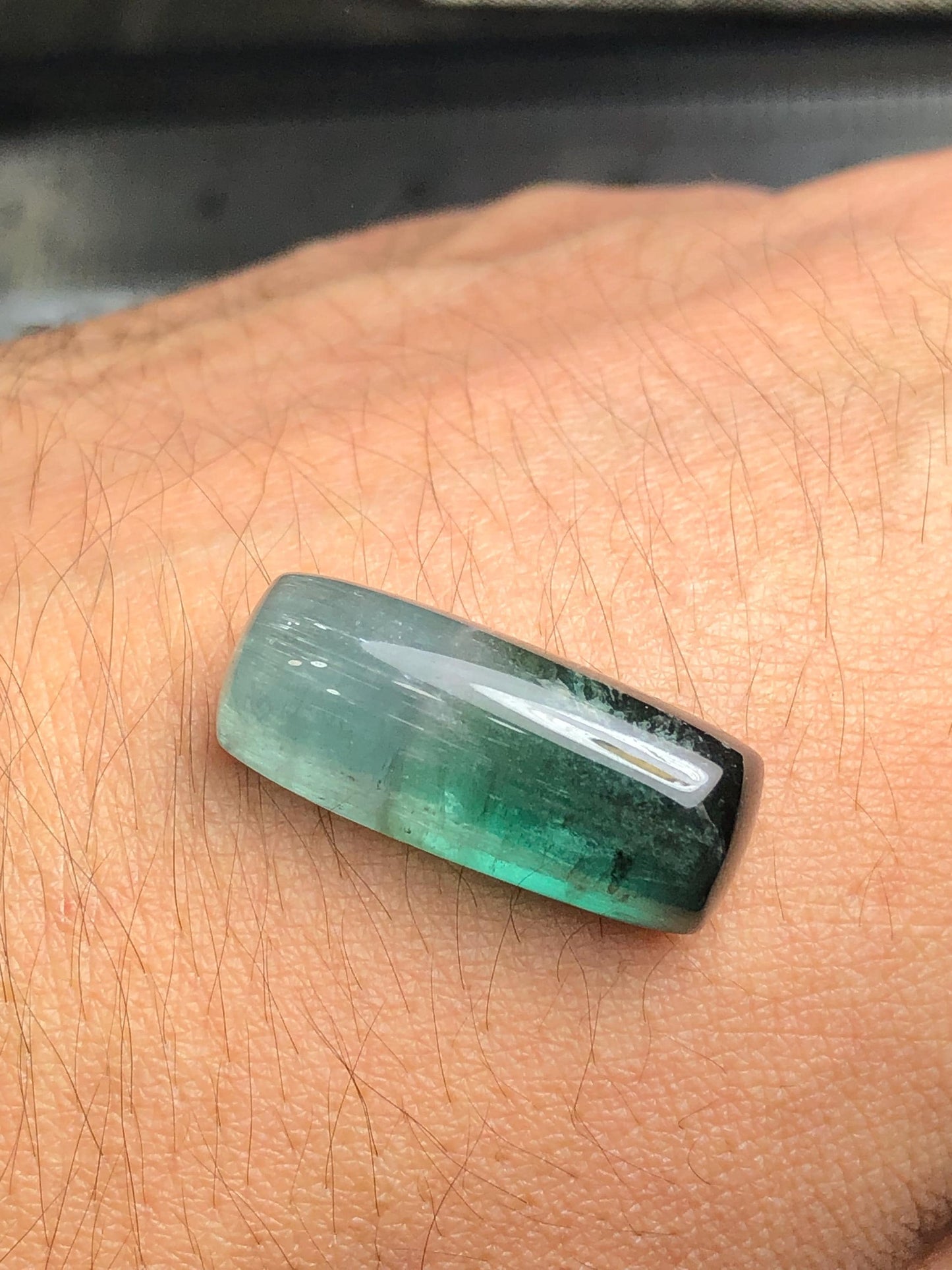 20.50 carat tourmaline cabochon natural