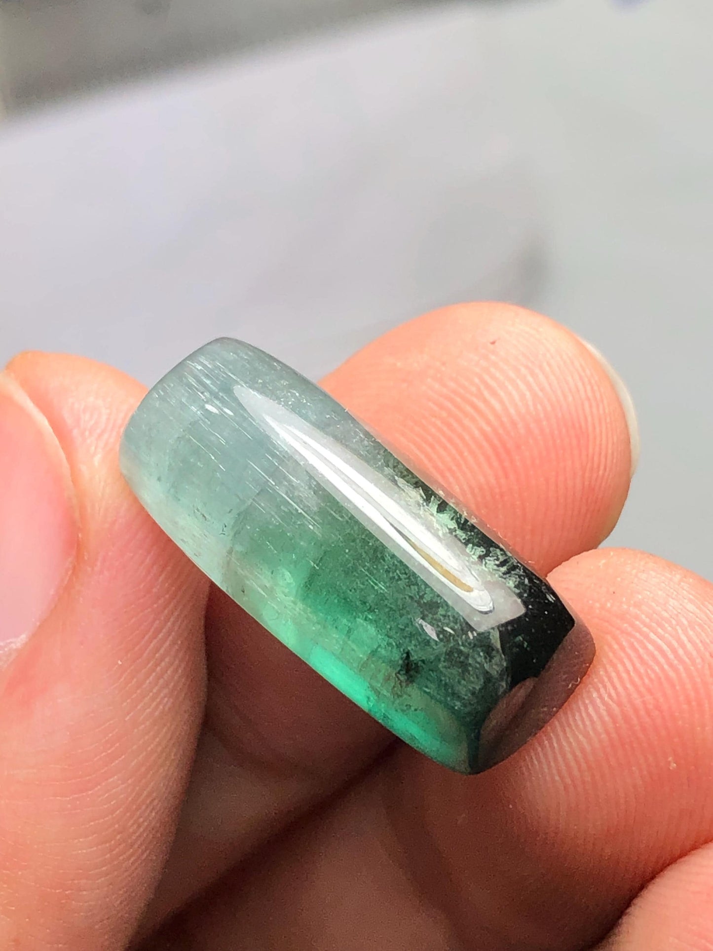 20.50 carat tourmaline cabochon natural