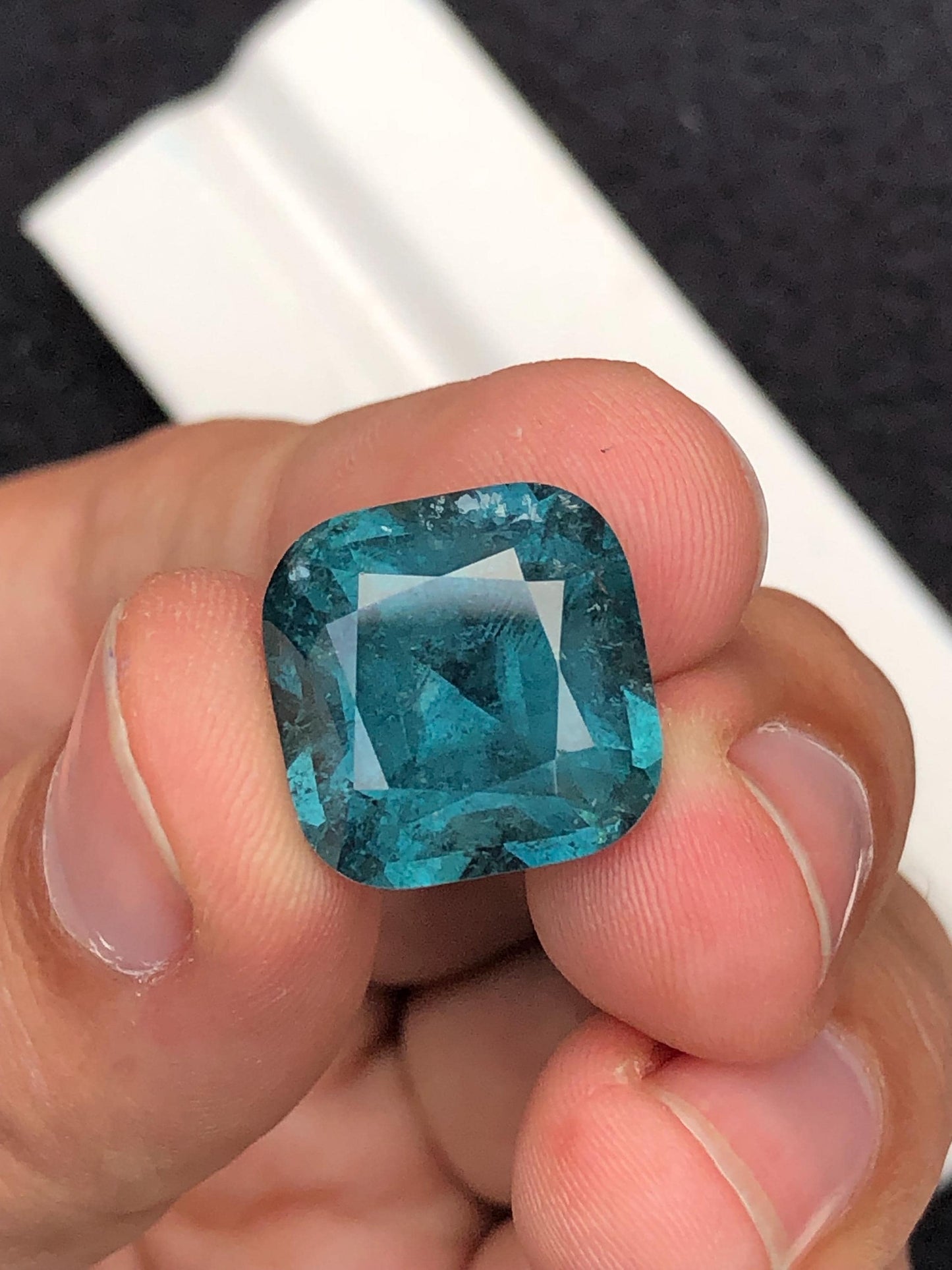 Blue tourmaline 20 carat