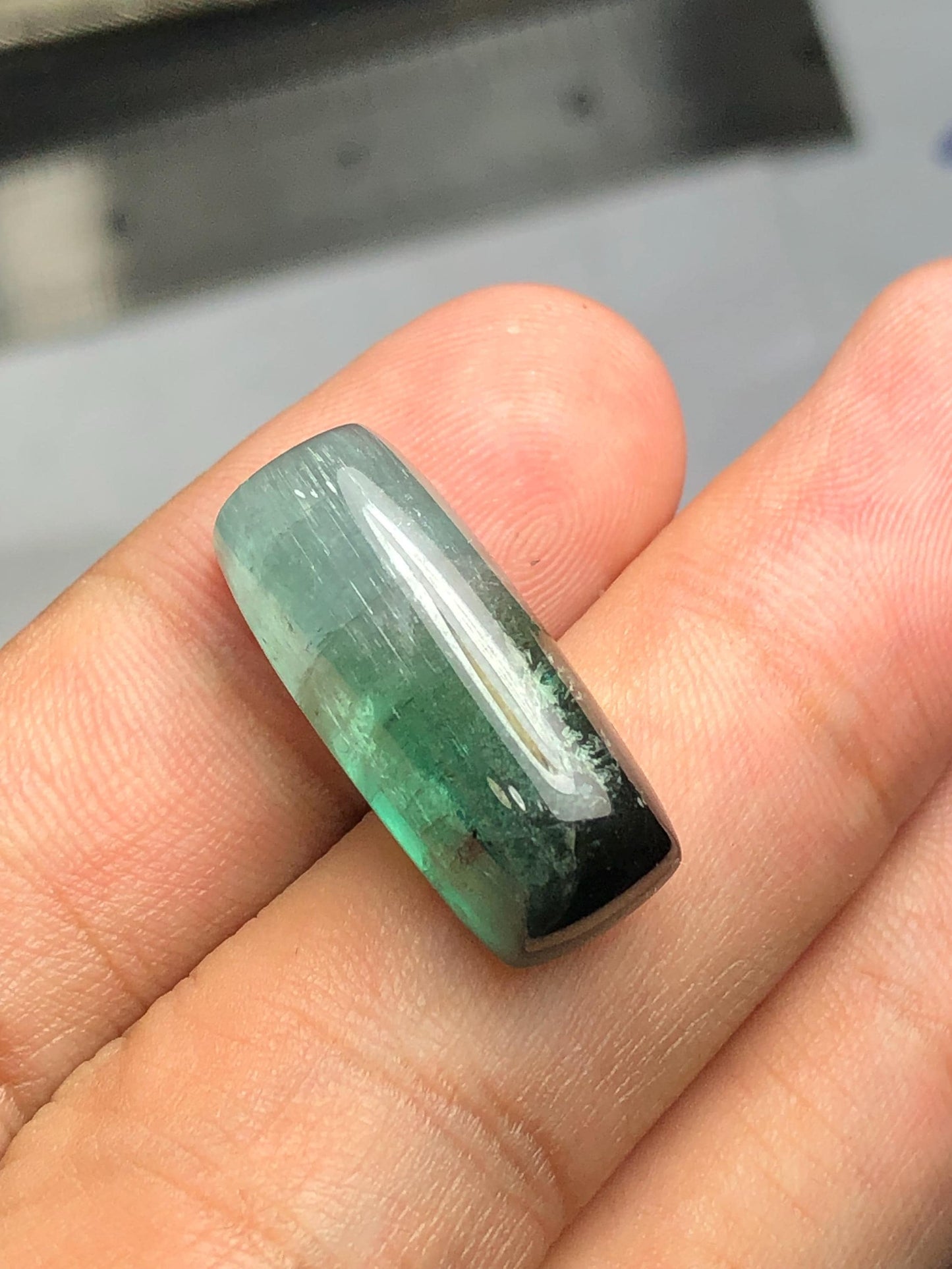 20.50 carat tourmaline cabochon natural